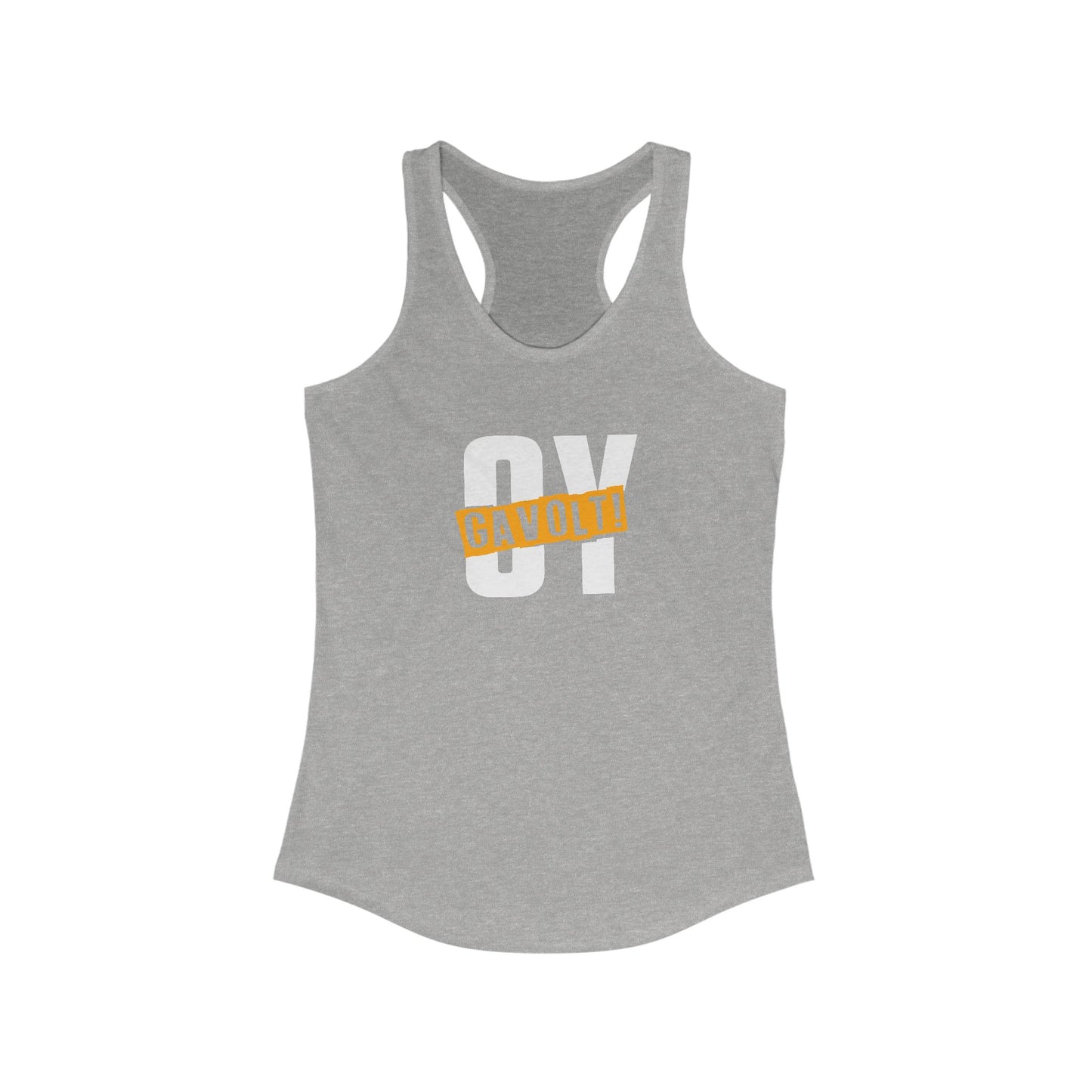 "OY GAVOLT" Women's Ideal Racerback Tank