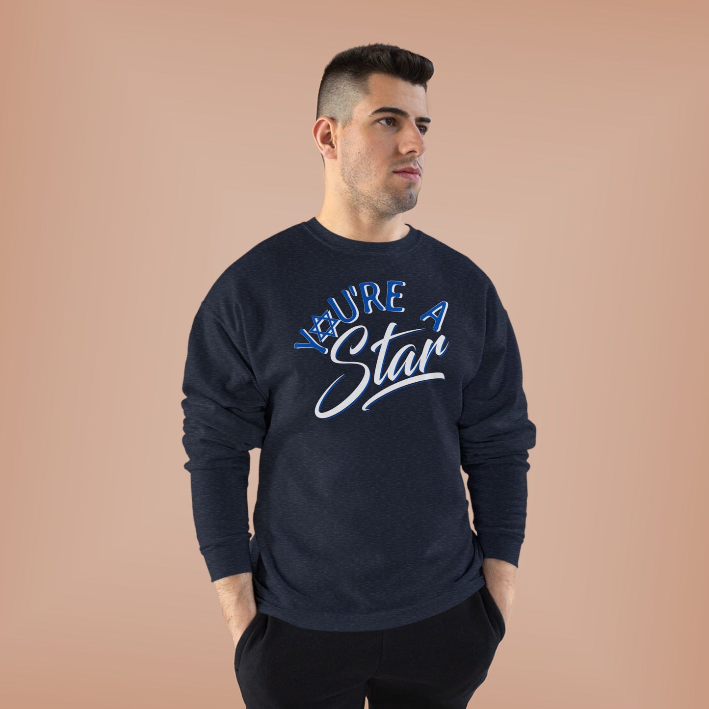 "YOU'RE A STAR" Unisex EcoSmart® Crewneck Sweatshirt