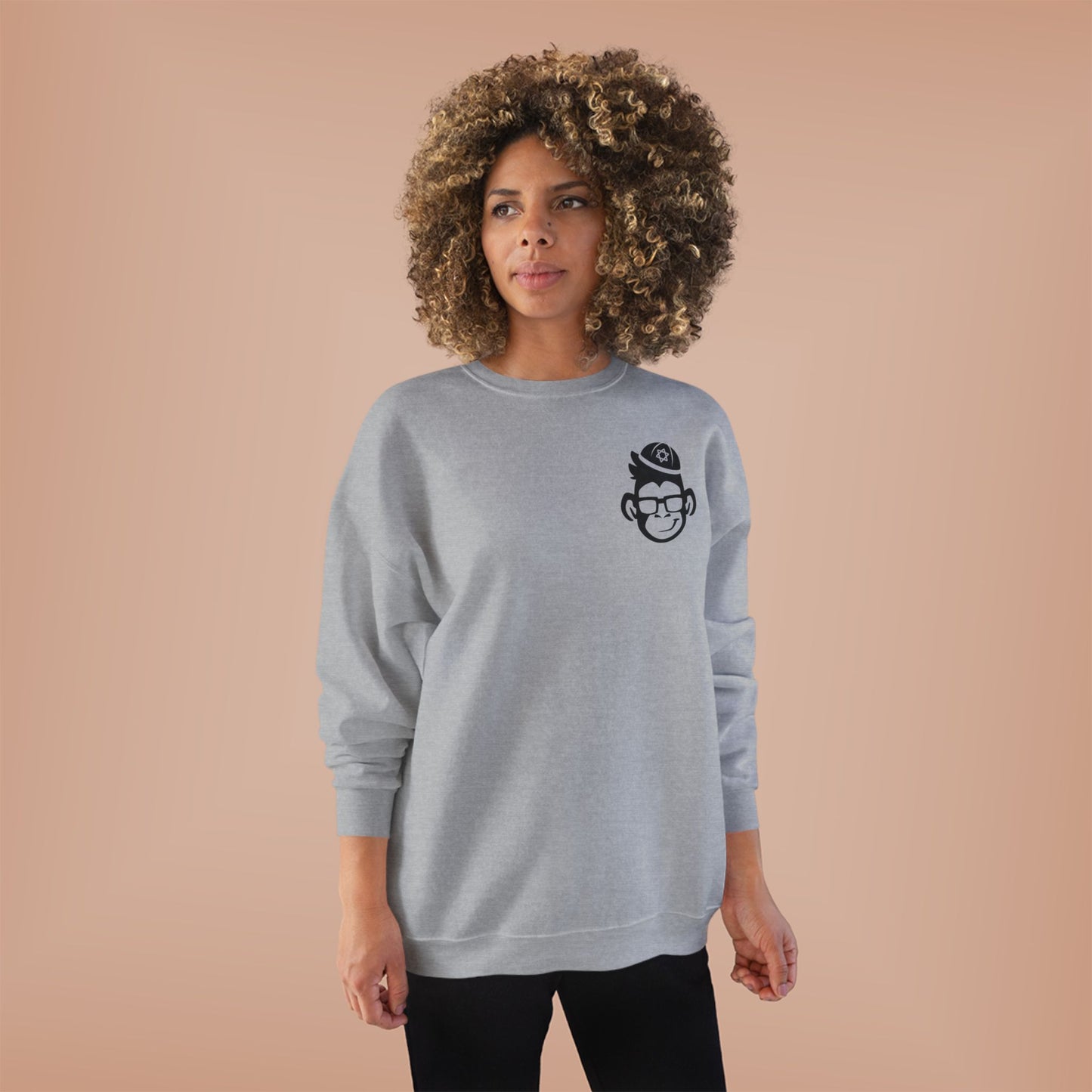 All For Jew Logo Unisex EcoSmart® Crewneck Sweatshirt