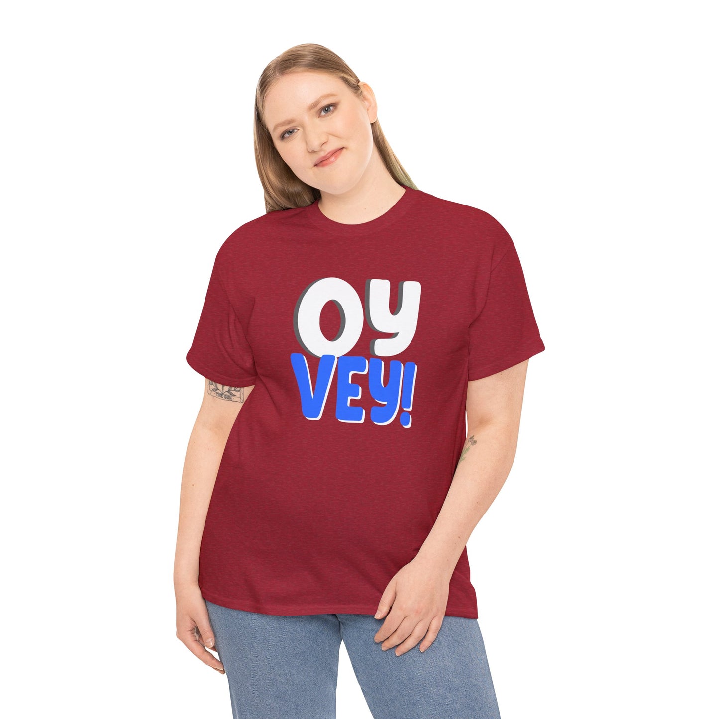 "OY VEY" Unisex Heavy Cotton Tee