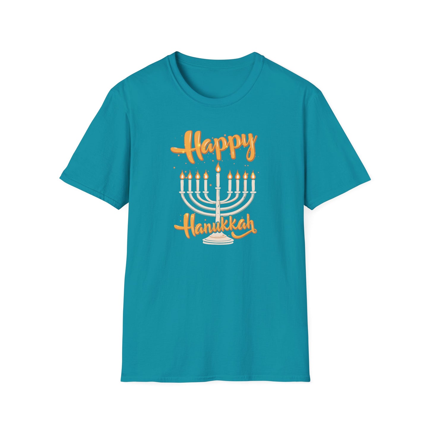 "Happy Hanukkah" Unisex Softstyle T-Shirt