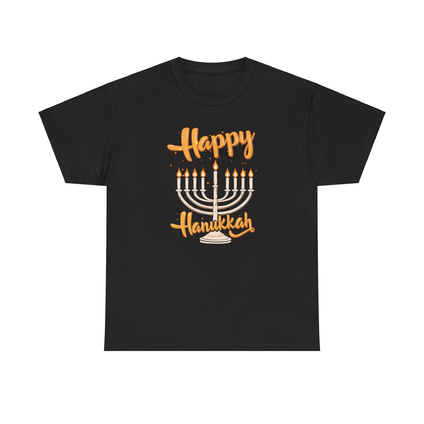 "Happy Hanukkah" Unisex Heavy Cotton Tee