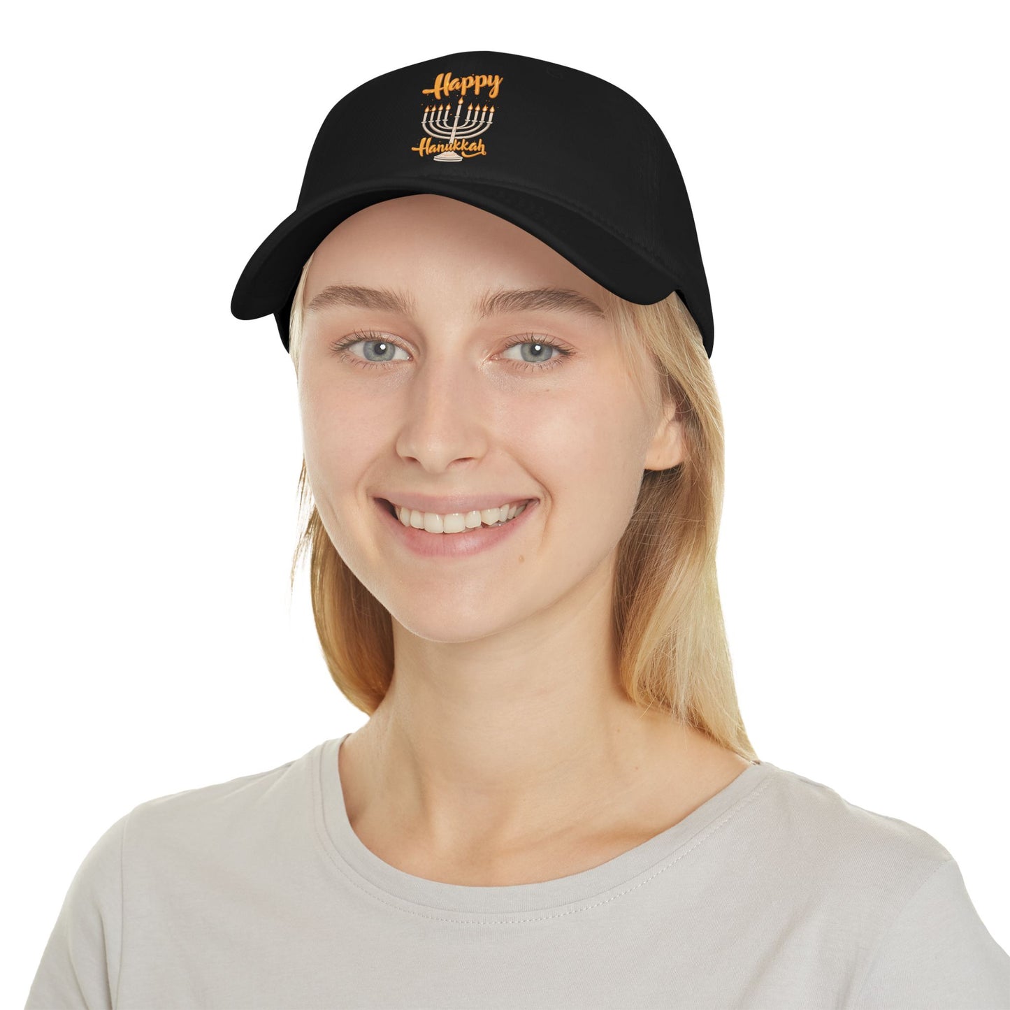 "Happy Hanukkah" Low Profile Baseball Cap