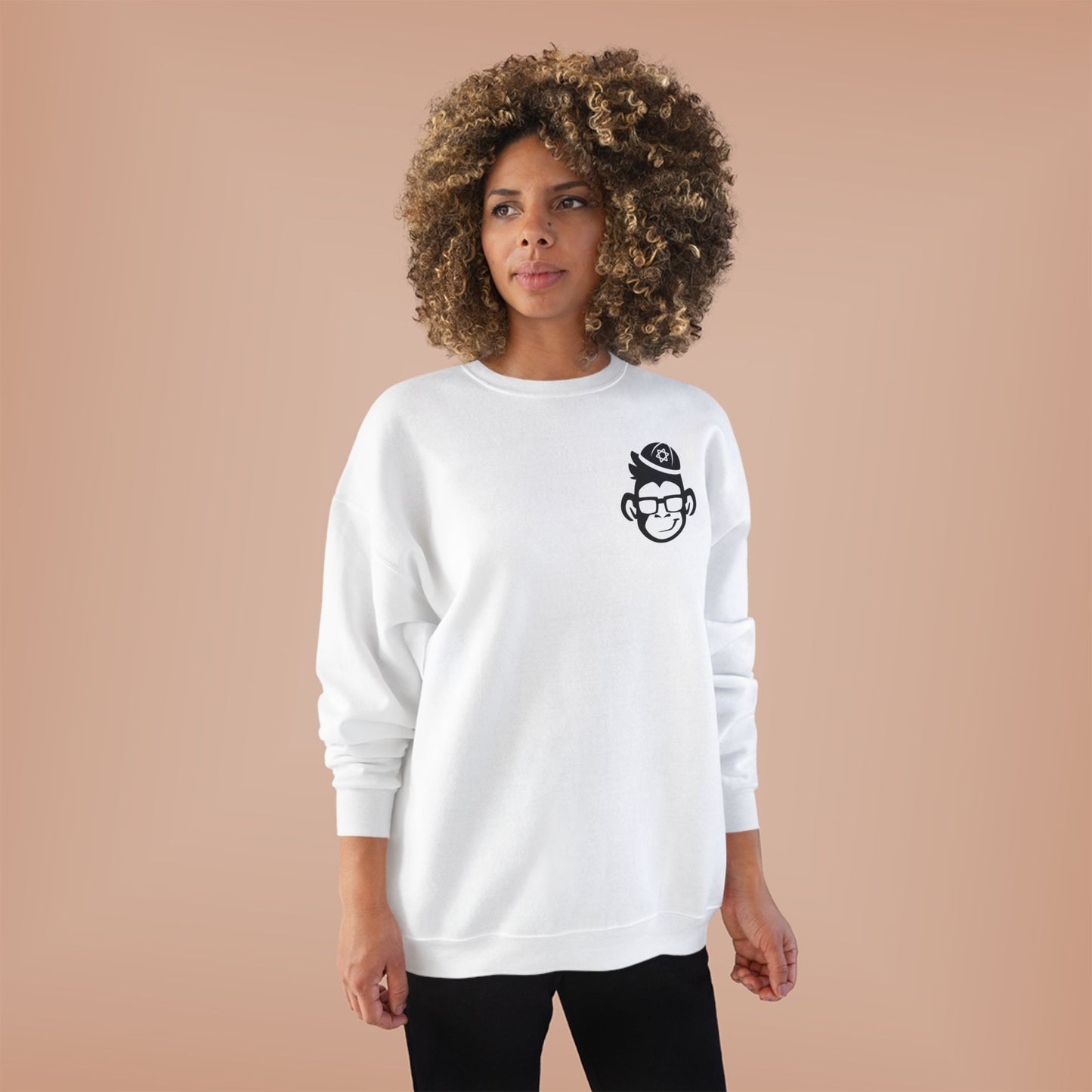 All For Jew Logo Unisex EcoSmart® Crewneck Sweatshirt