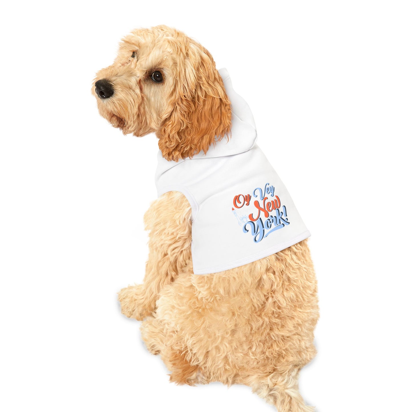 "OY VEY FROM NEW YORK" Pet Hoodie