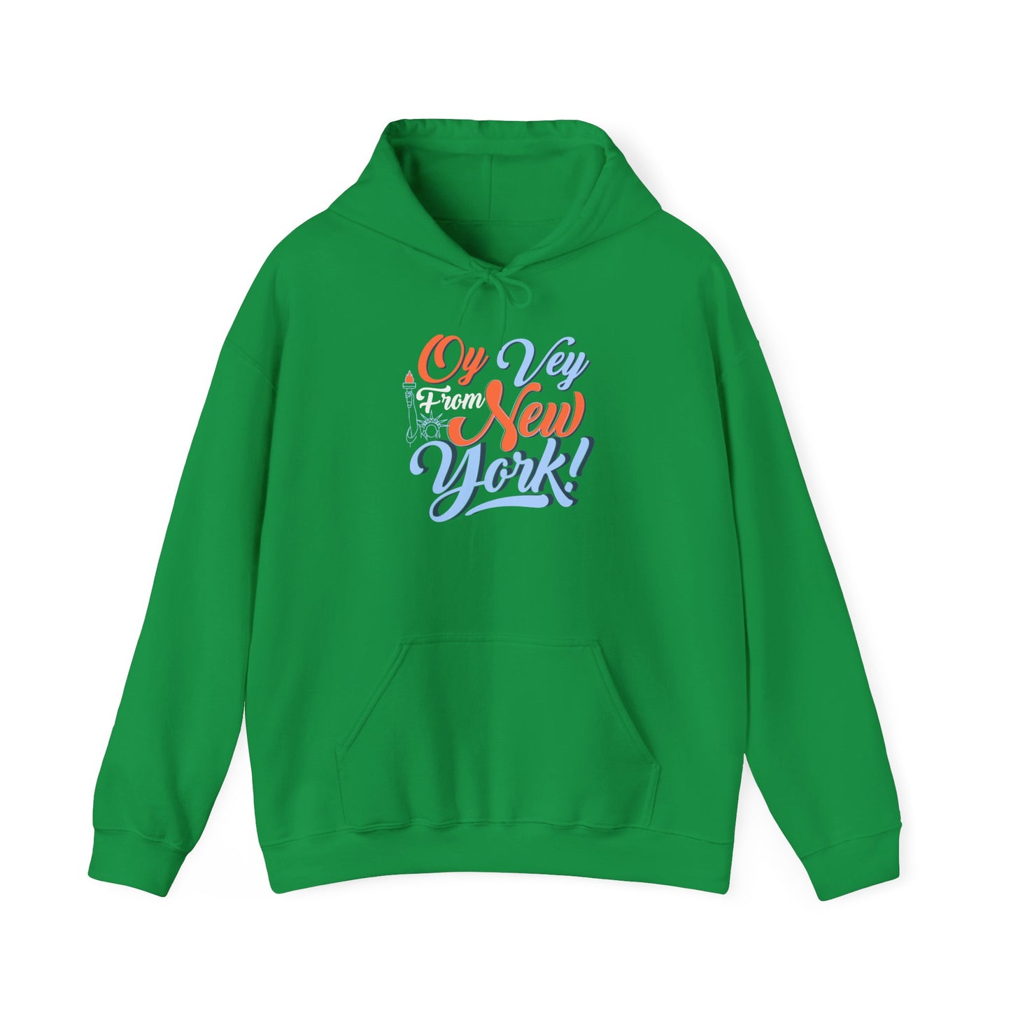 "OY VEY FROM NEW YORK" Unisex Heavy Blend™ Hooded Sweatshirt