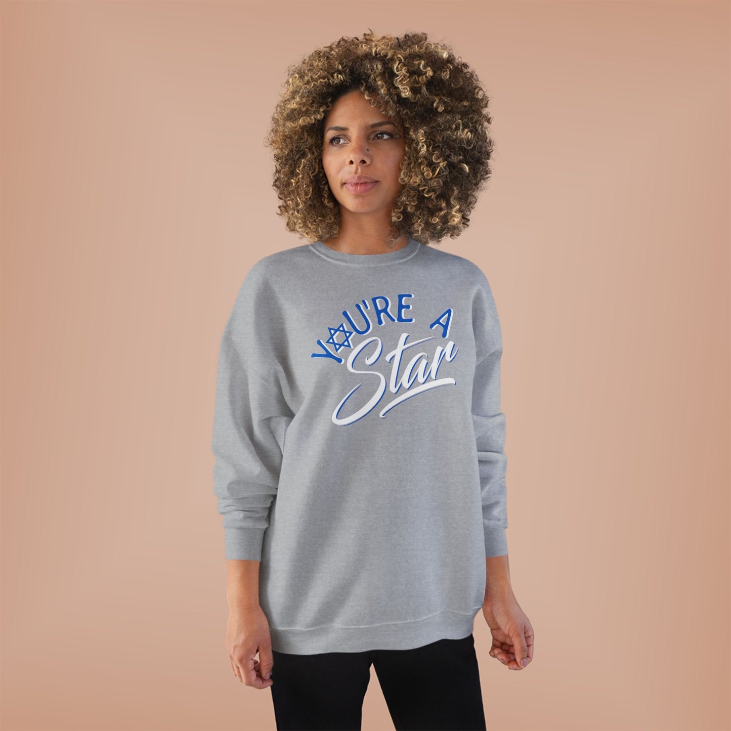 "YOU'RE A STAR" Unisex EcoSmart® Crewneck Sweatshirt