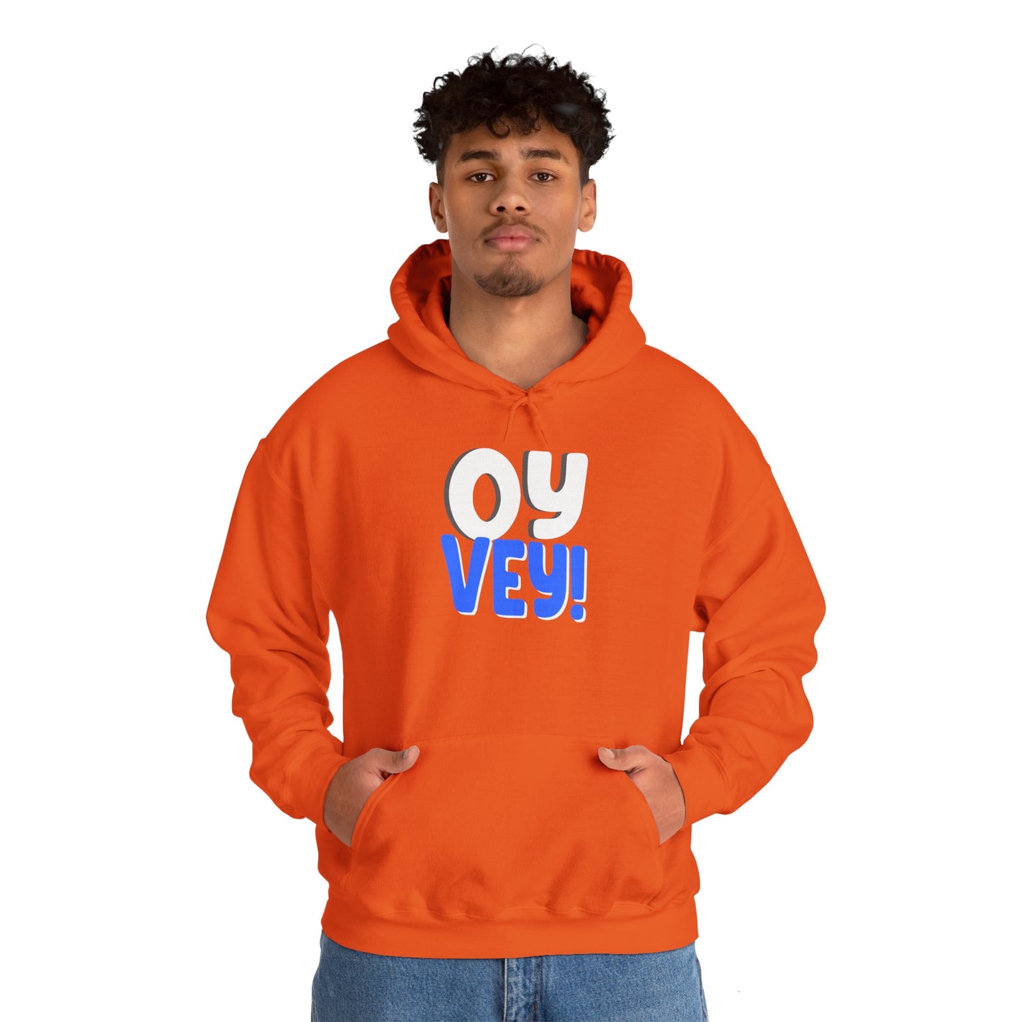 "OY VEY" Unisex Heavy Blend™ Hooded Sweatshirt