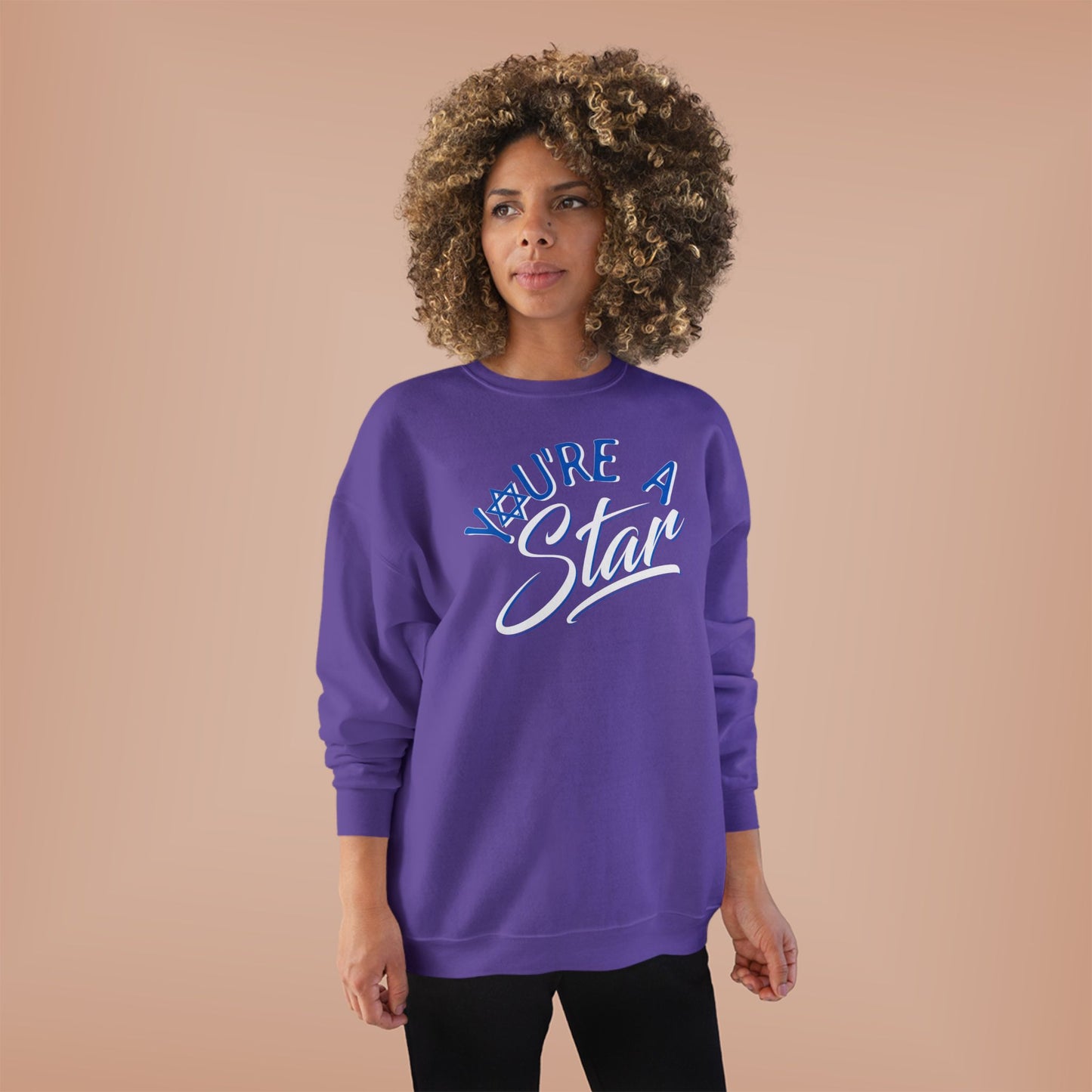 "YOU'RE A STAR" Unisex EcoSmart® Crewneck Sweatshirt