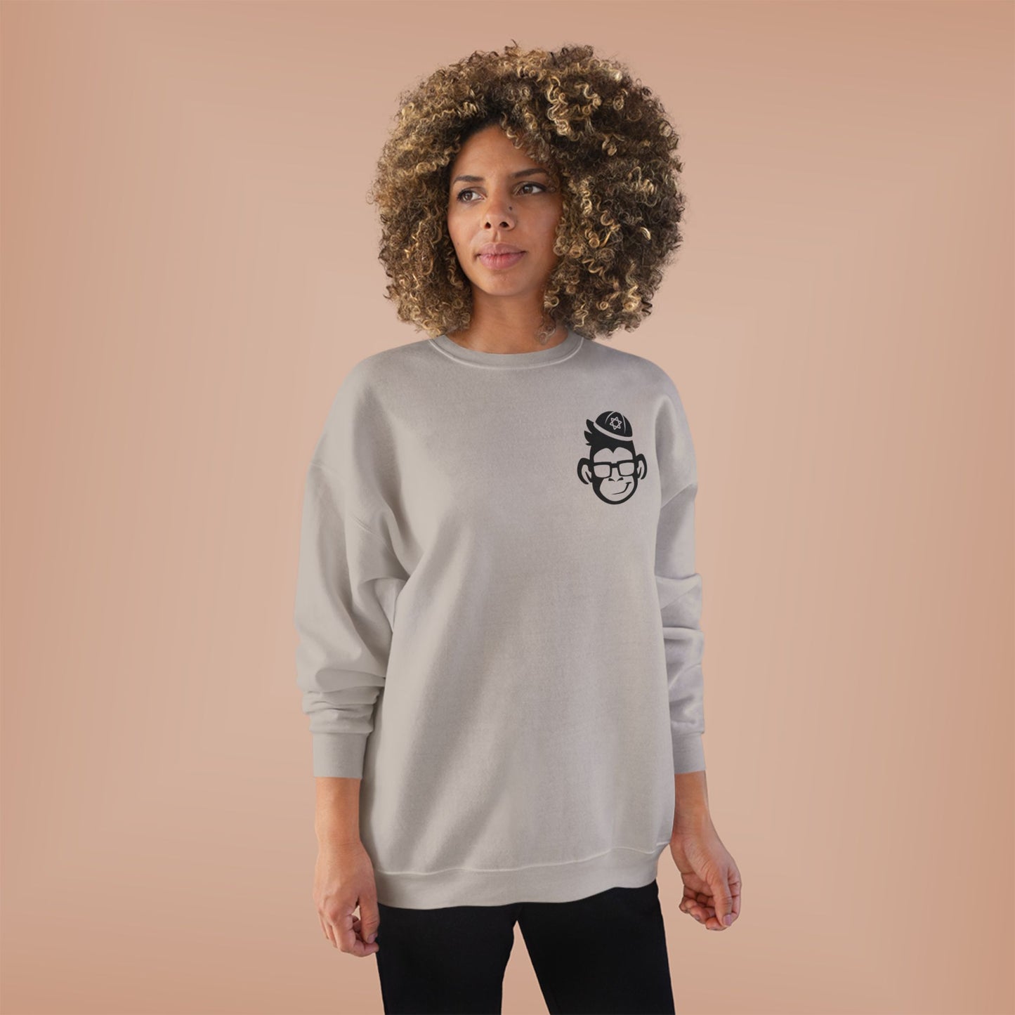 All For Jew Logo Unisex EcoSmart® Crewneck Sweatshirt