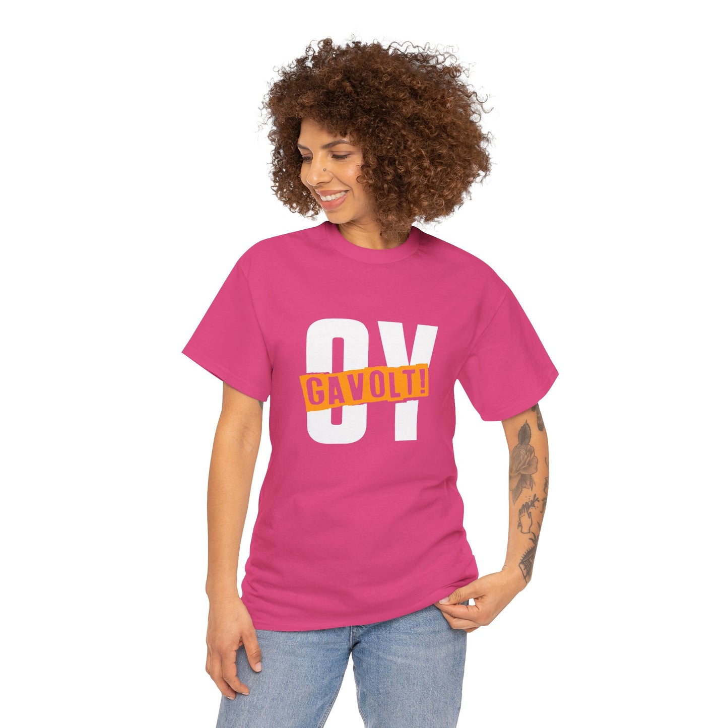 "OY GAVOLT" Unisex Heavy Cotton Tee