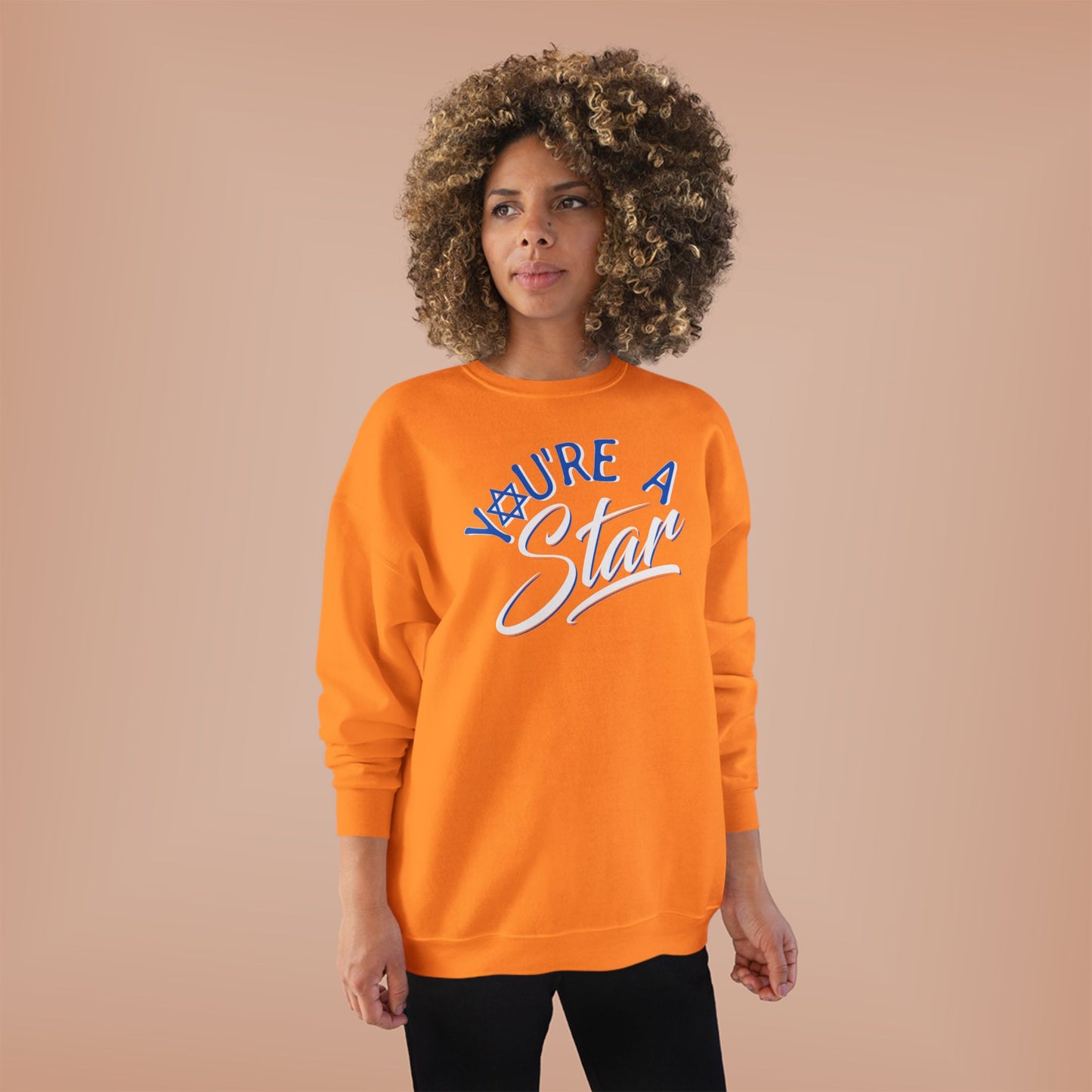 "YOU'RE A STAR" Unisex EcoSmart® Crewneck Sweatshirt