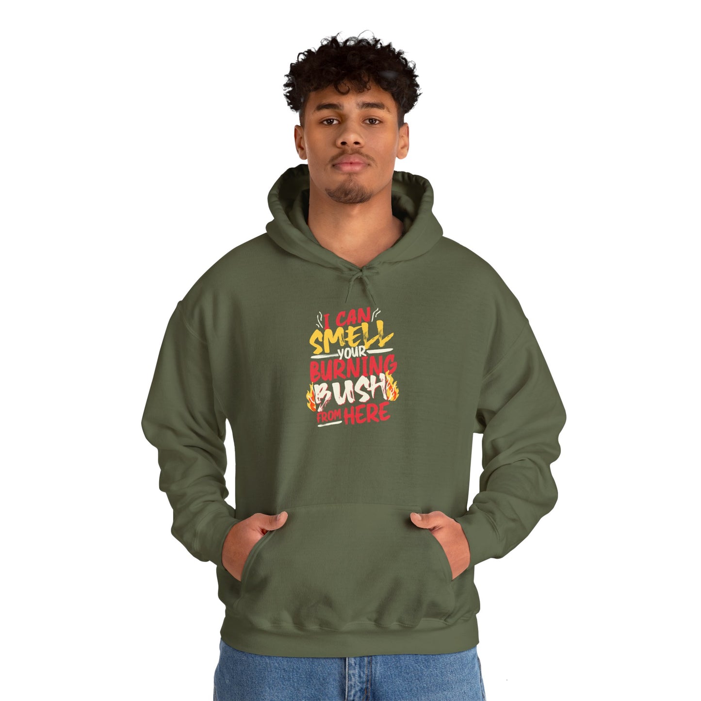 "I Can Smell Your Burning Bush" Unisex Heavy Blend™ Hooded Sweatshirt