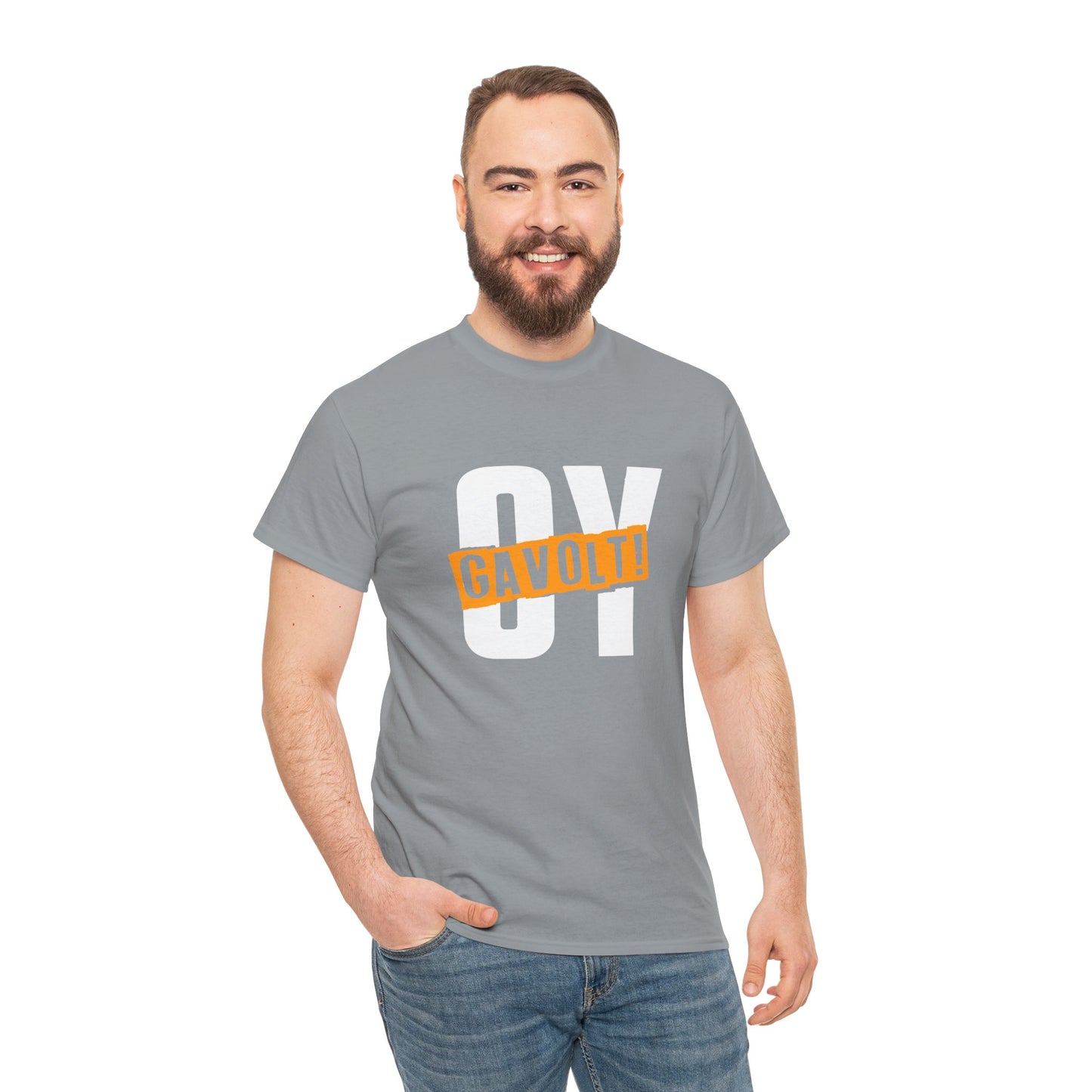 "OY GAVOLT" Unisex Heavy Cotton Tee