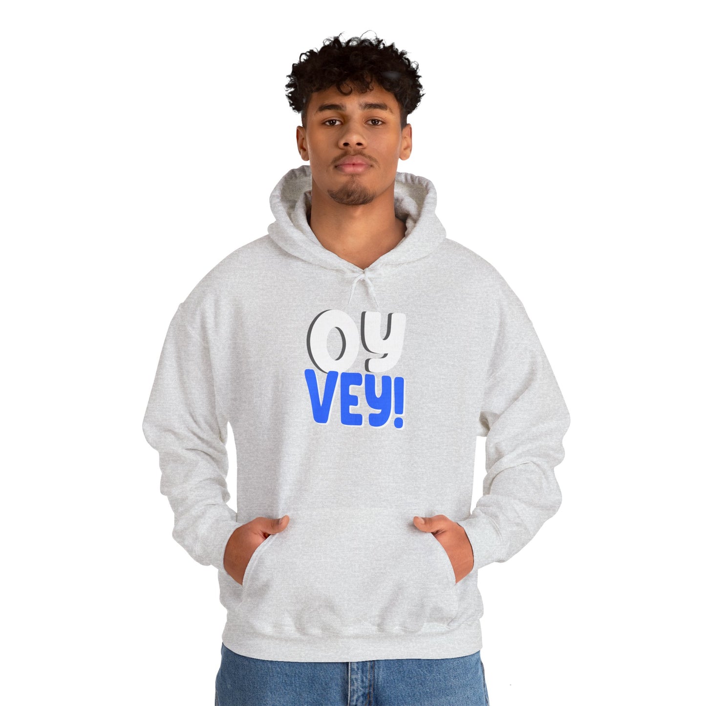 "OY VEY" Unisex Heavy Blend™ Hooded Sweatshirt