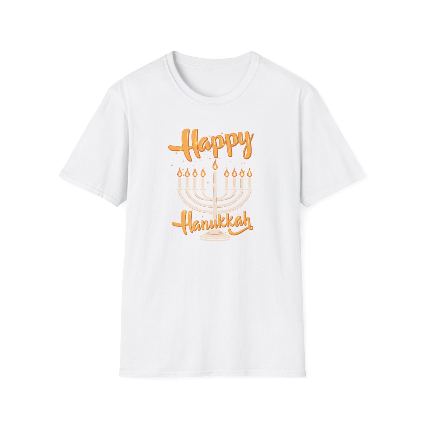 "Happy Hanukkah" Unisex Softstyle T-Shirt