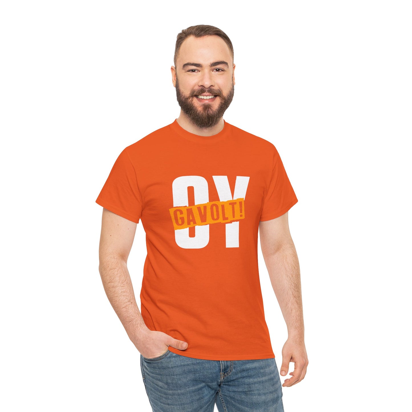 "OY GAVOLT" Unisex Heavy Cotton Tee