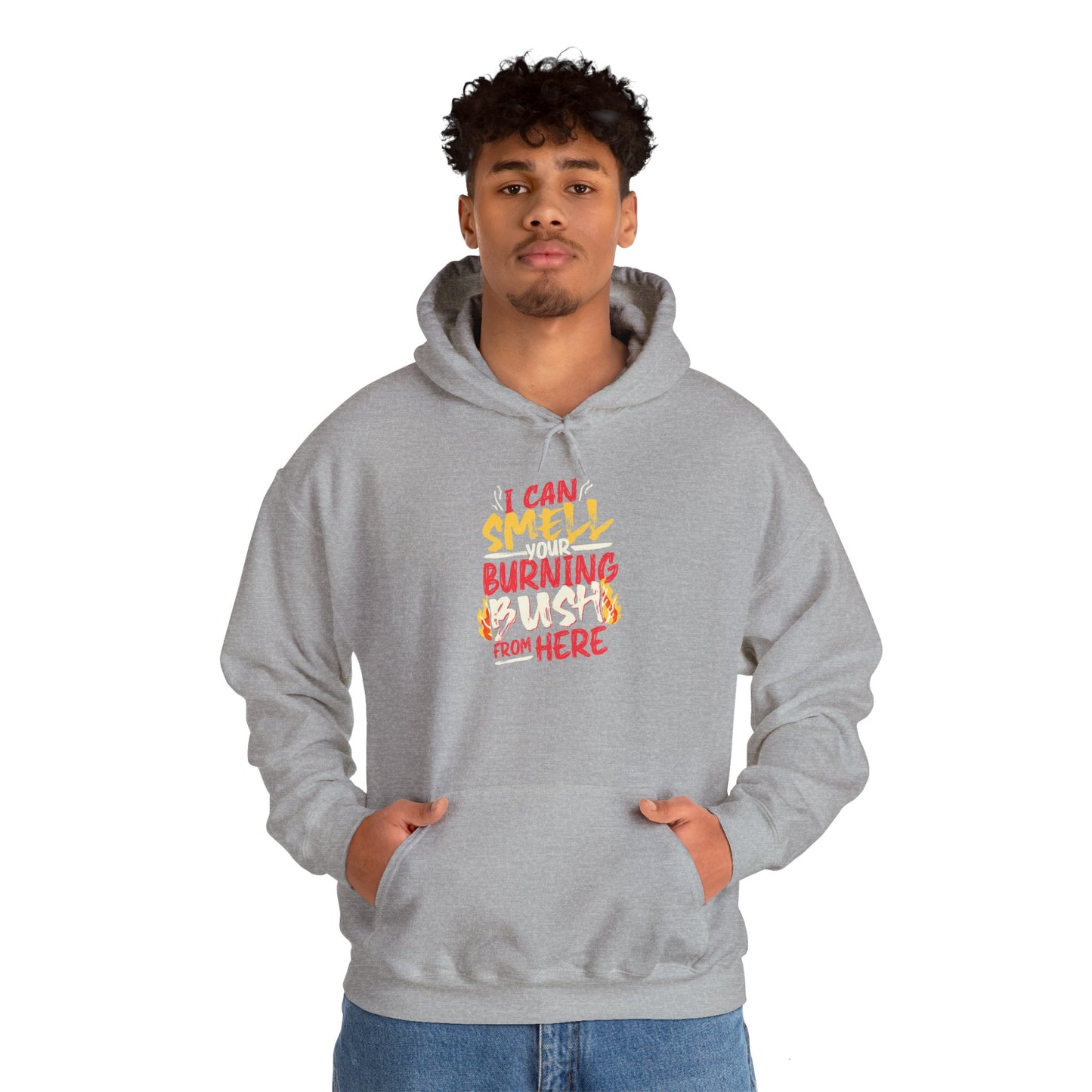 "I Can Smell Your Burning Bush" Unisex Heavy Blend™ Hooded Sweatshirt