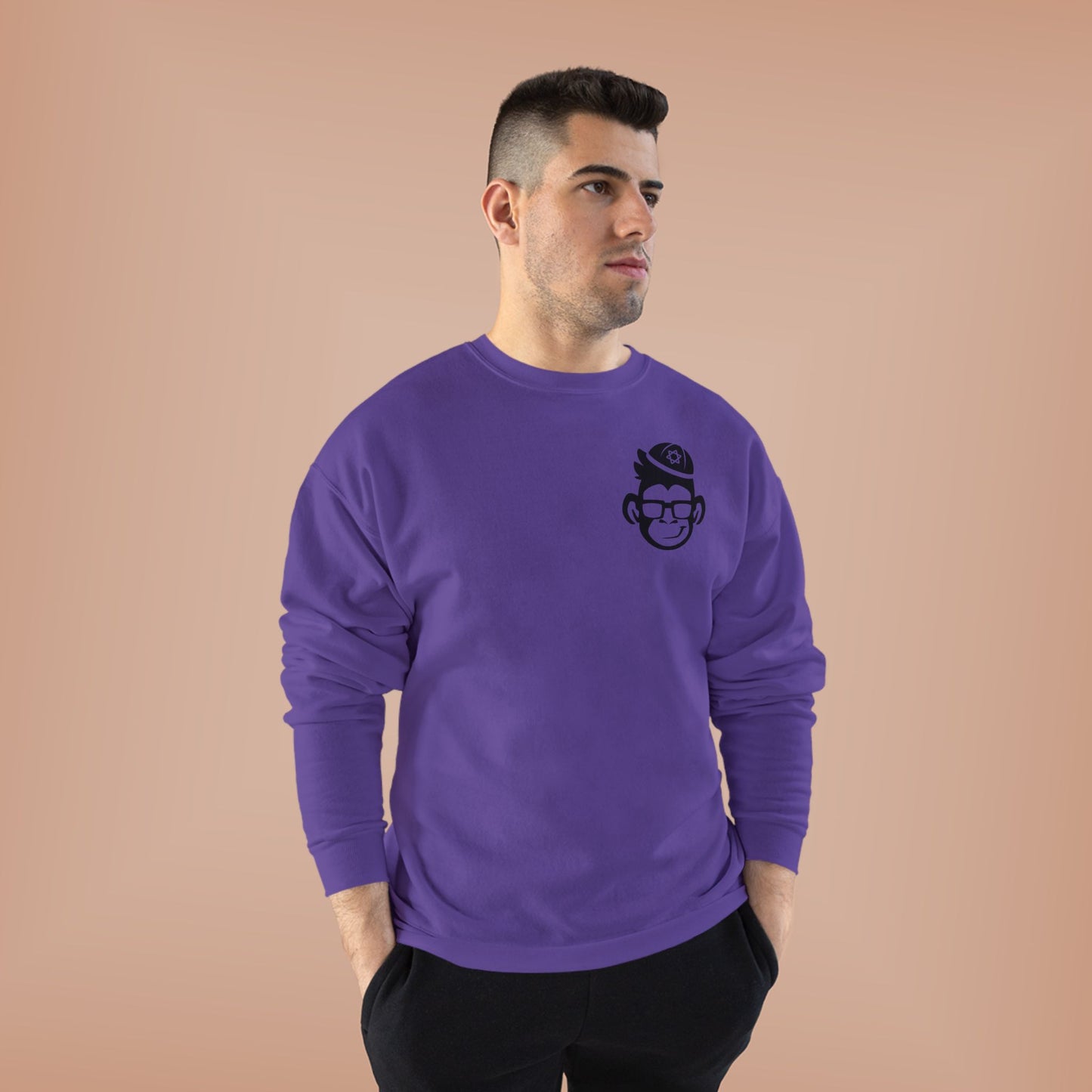 All For Jew Logo Unisex EcoSmart® Crewneck Sweatshirt