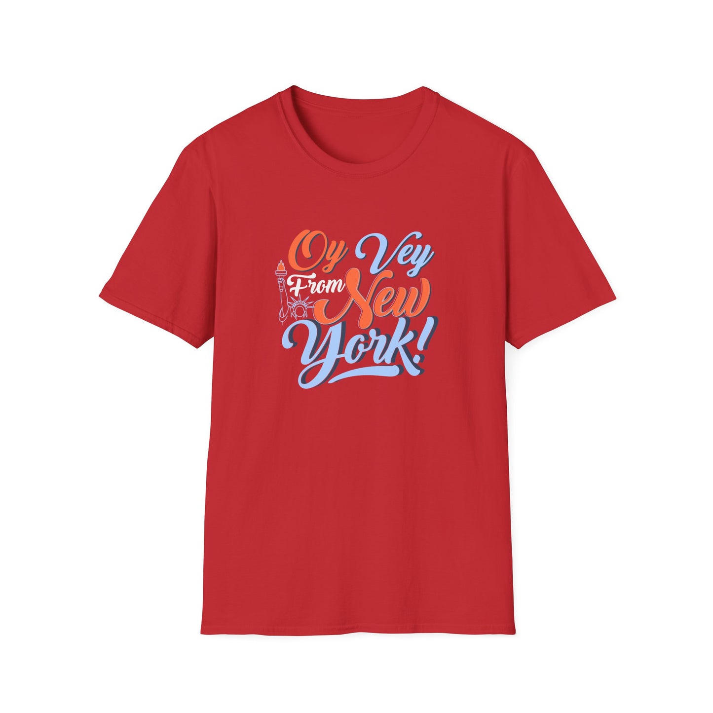 "OY VEY FROM NEW YORK" Unisex Softstyle T-Shirt