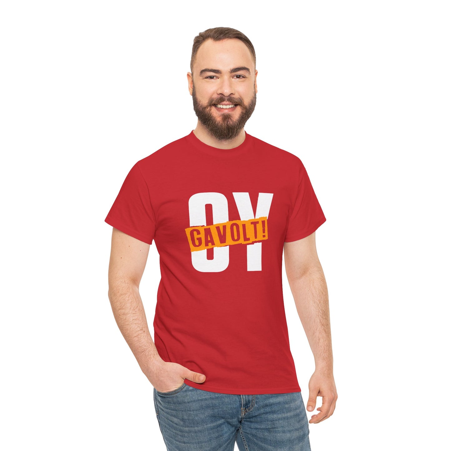 "OY GAVOLT" Unisex Heavy Cotton Tee