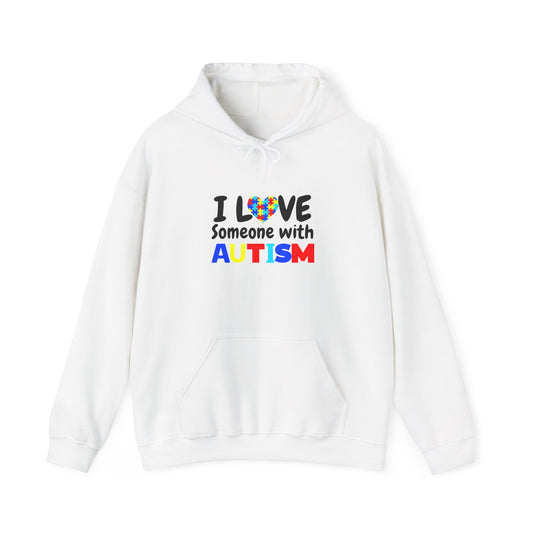 "I Love Someone With Autism" Autism Awareness Hoodie