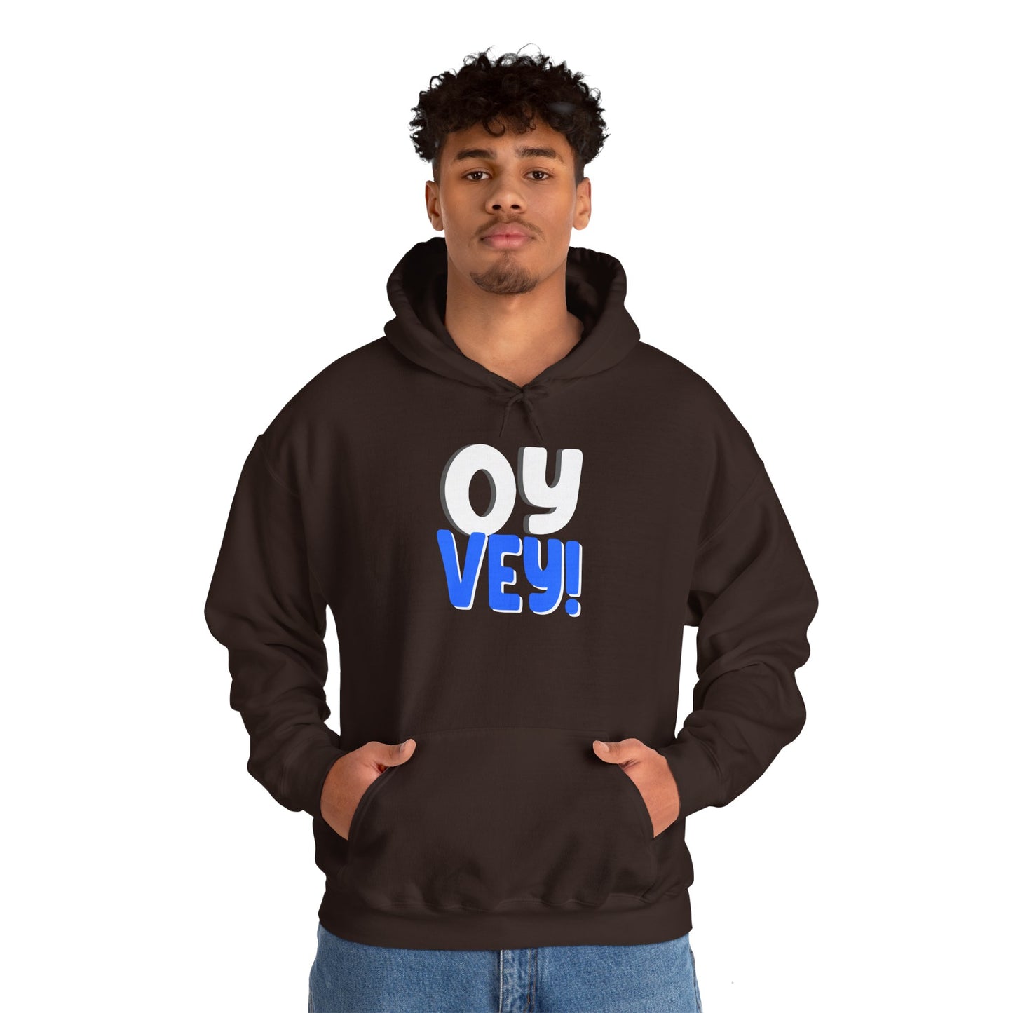 "OY VEY" Unisex Heavy Blend™ Hooded Sweatshirt