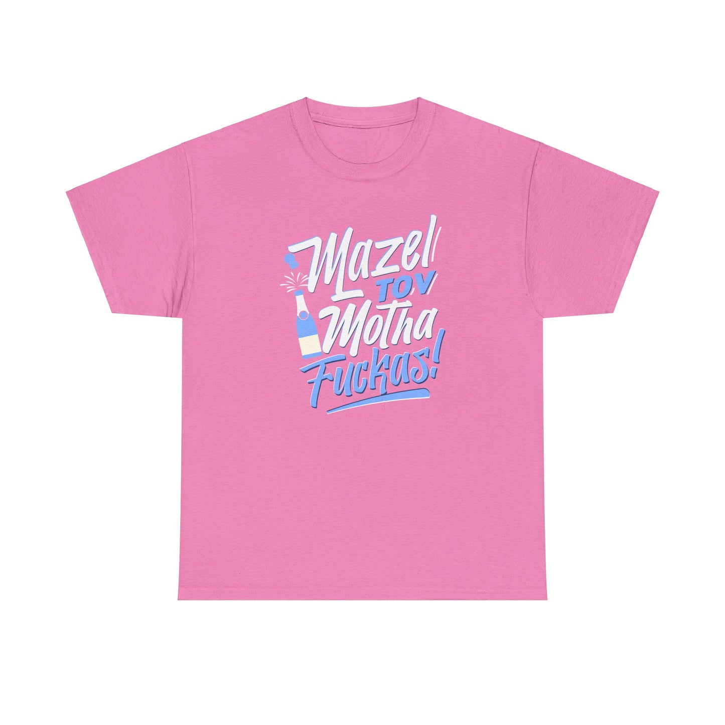 "Mazel Tov Motha Fuckas" Unisex Heavy Cotton Tee