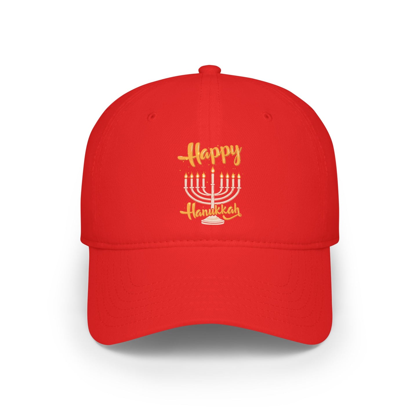 "Happy Hanukkah" Low Profile Baseball Cap