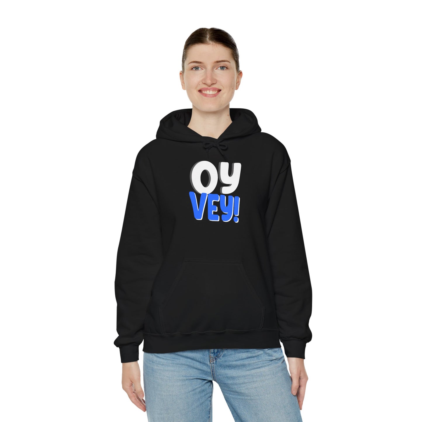 "OY VEY" Unisex Heavy Blend™ Hooded Sweatshirt