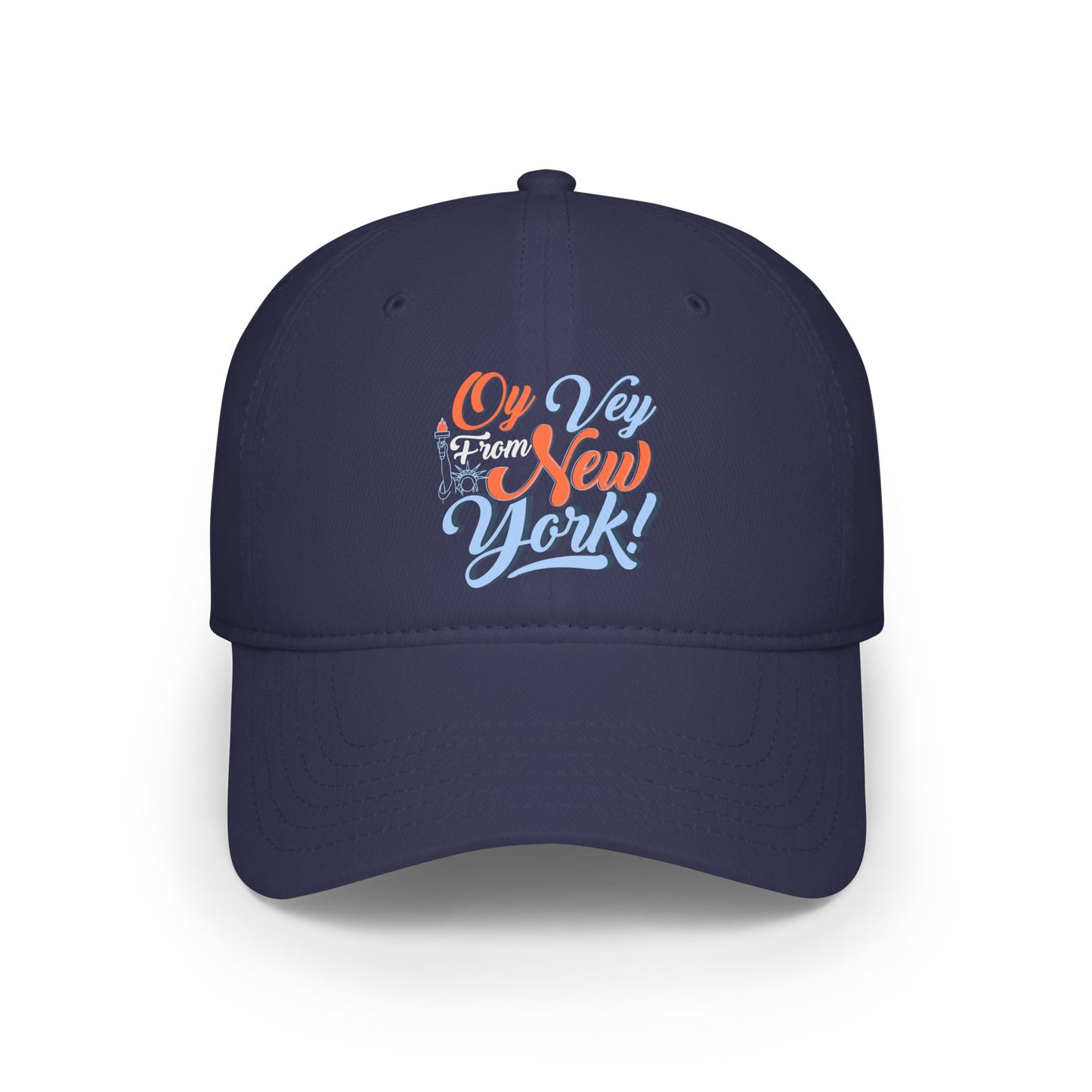 "OY VEY FROM NEW YORK" Low Profile Baseball Cap