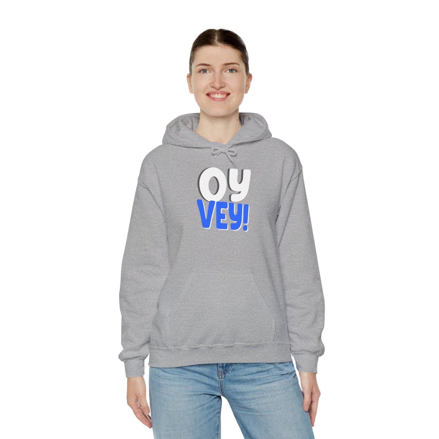 "OY VEY" Unisex Heavy Blend™ Hooded Sweatshirt