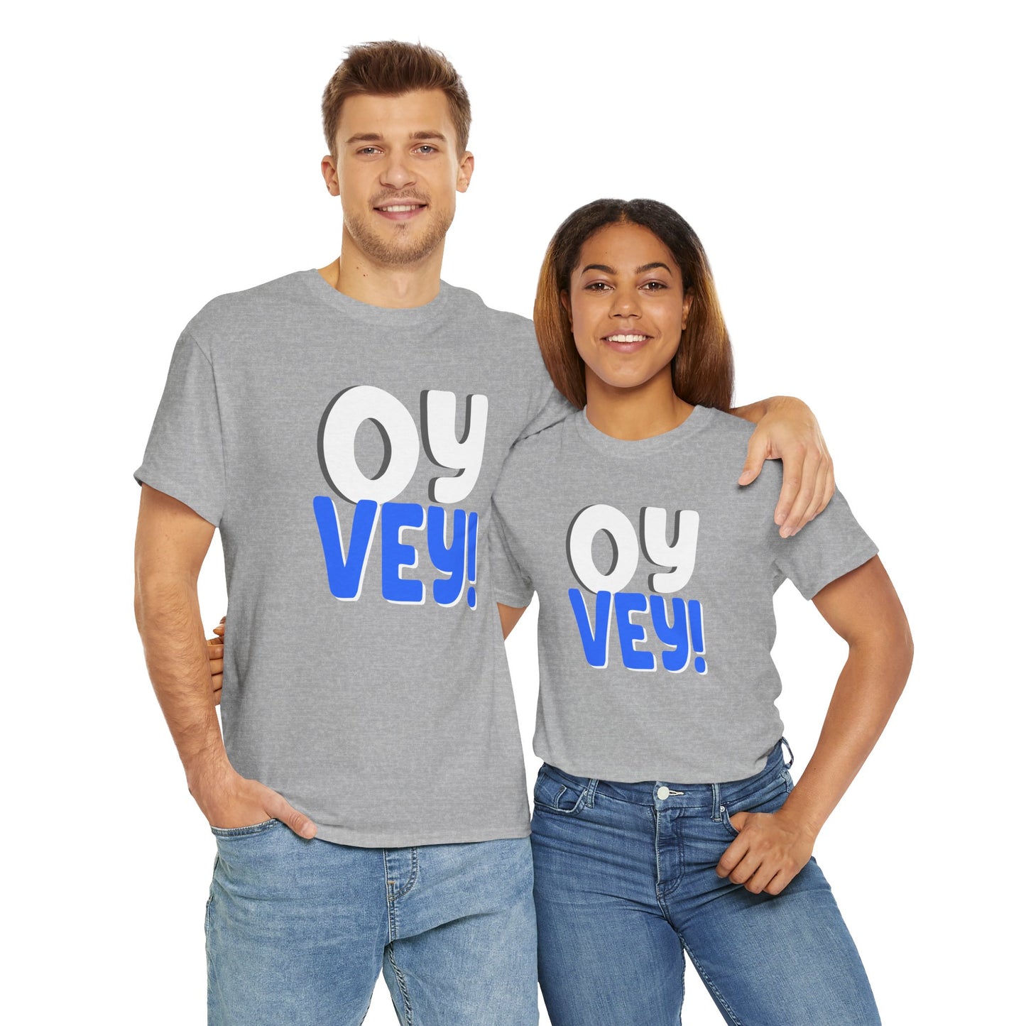 "OY VEY" Unisex Heavy Cotton Tee