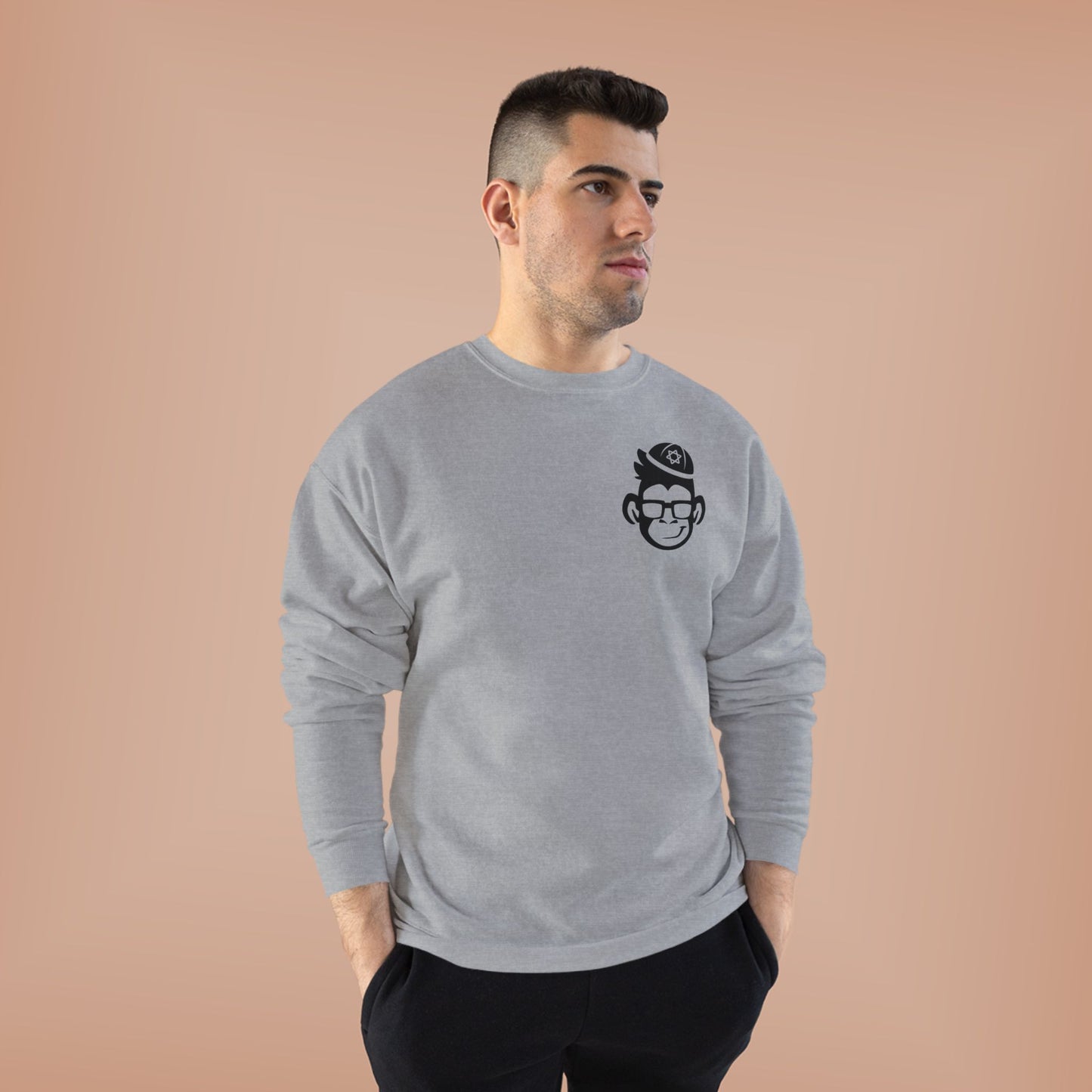 All For Jew Logo Unisex EcoSmart® Crewneck Sweatshirt