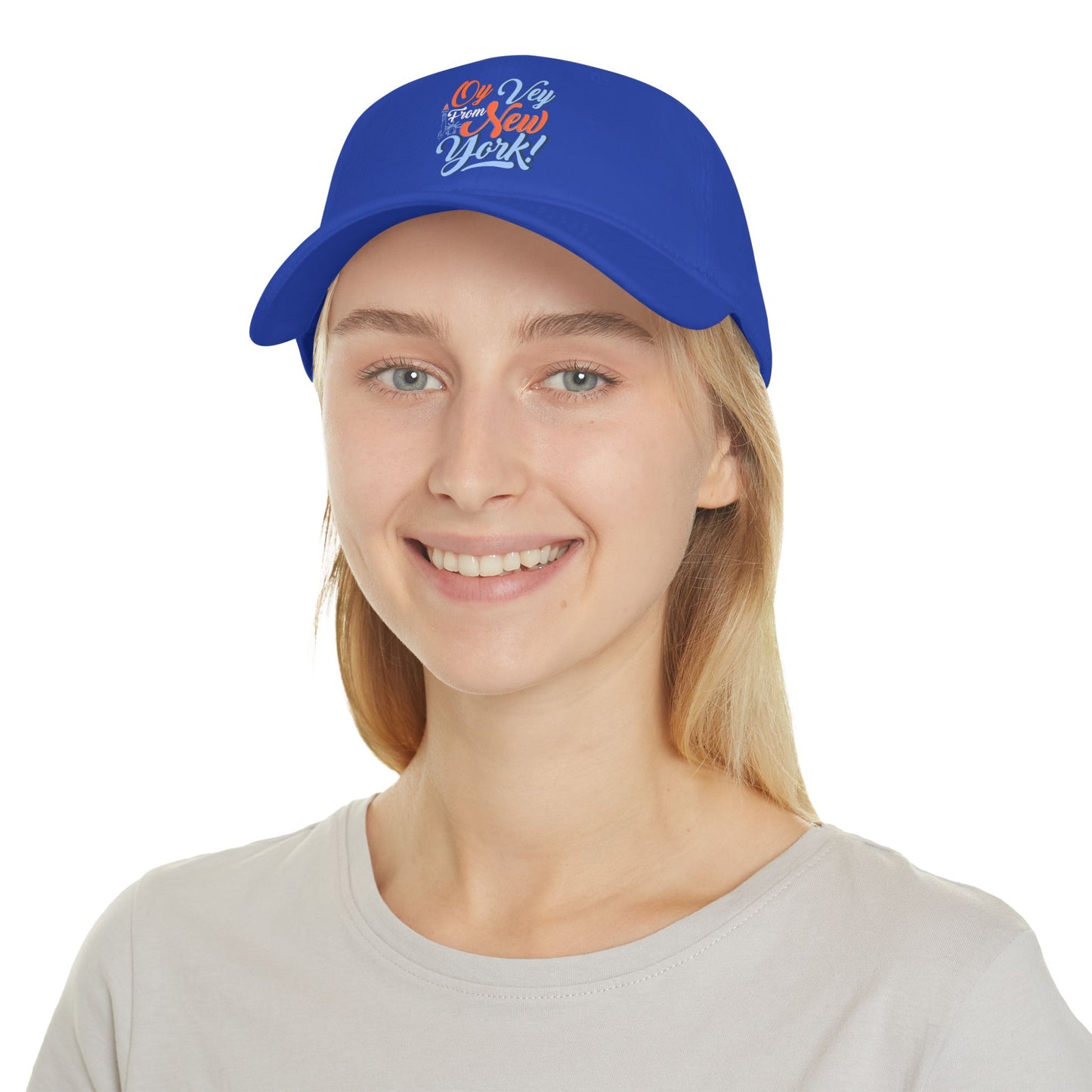 "OY VEY FROM NEW YORK" Low Profile Baseball Cap