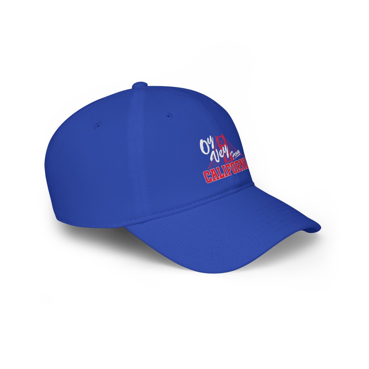 "OY VEY FROM CALIFORNIA" Low Profile Baseball Cap