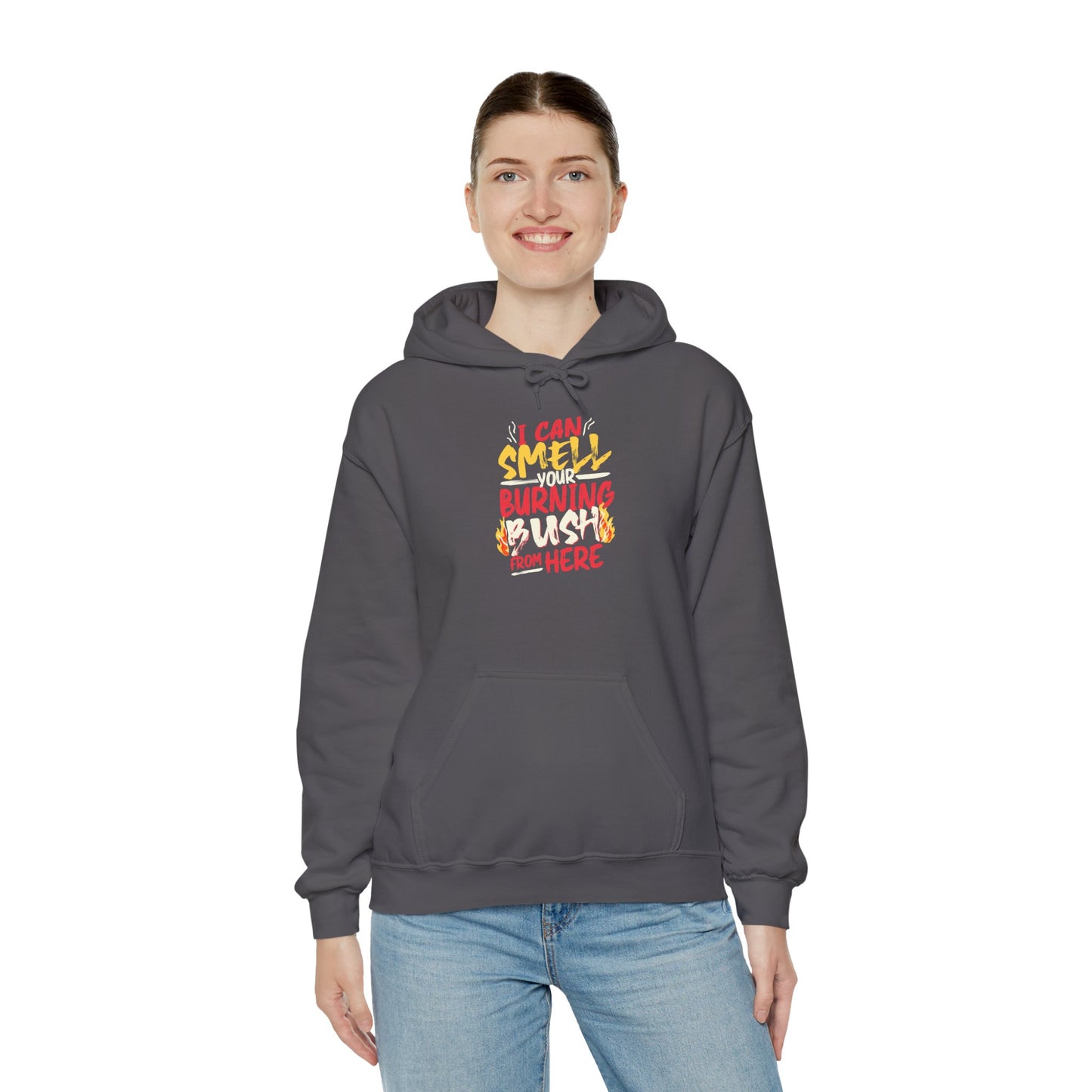 "I Can Smell Your Burning Bush" Unisex Heavy Blend™ Hooded Sweatshirt