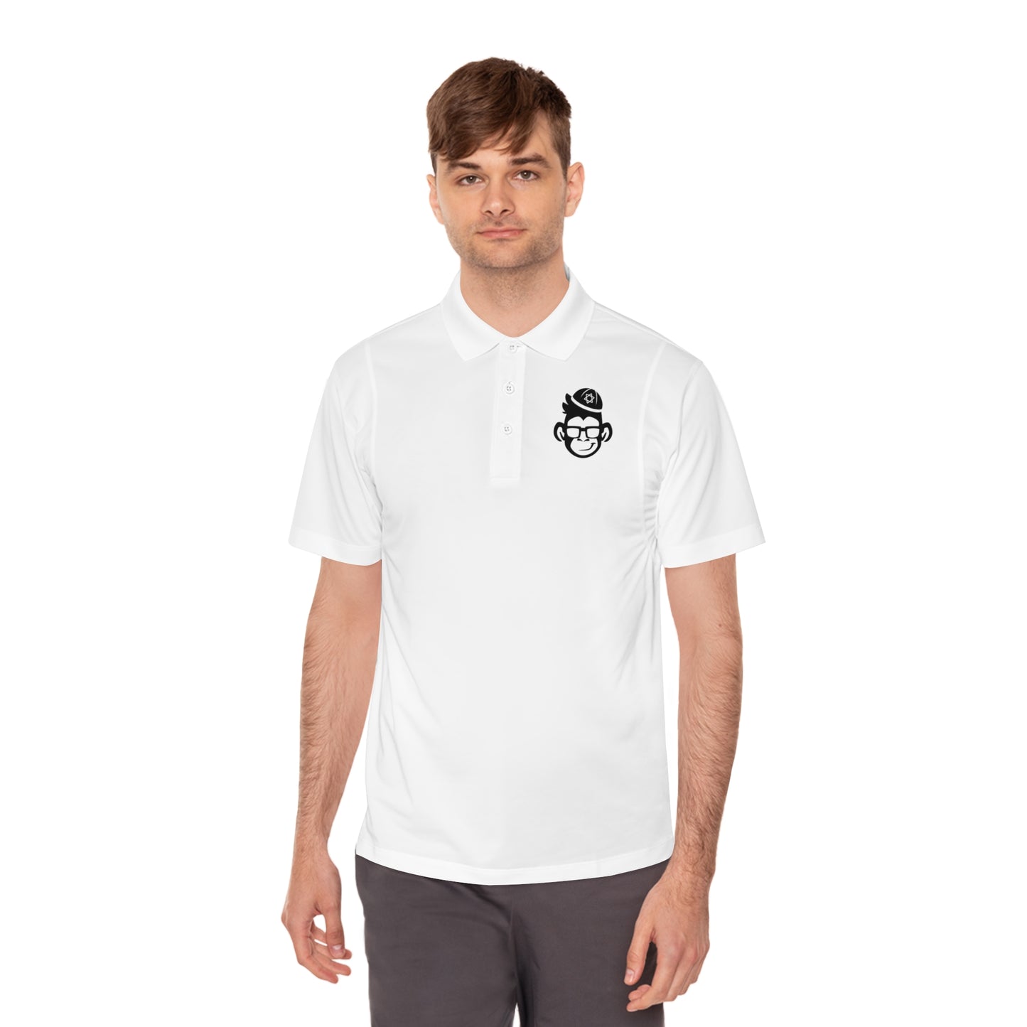 All For Jew Logo Men's Sport Polo Shirt