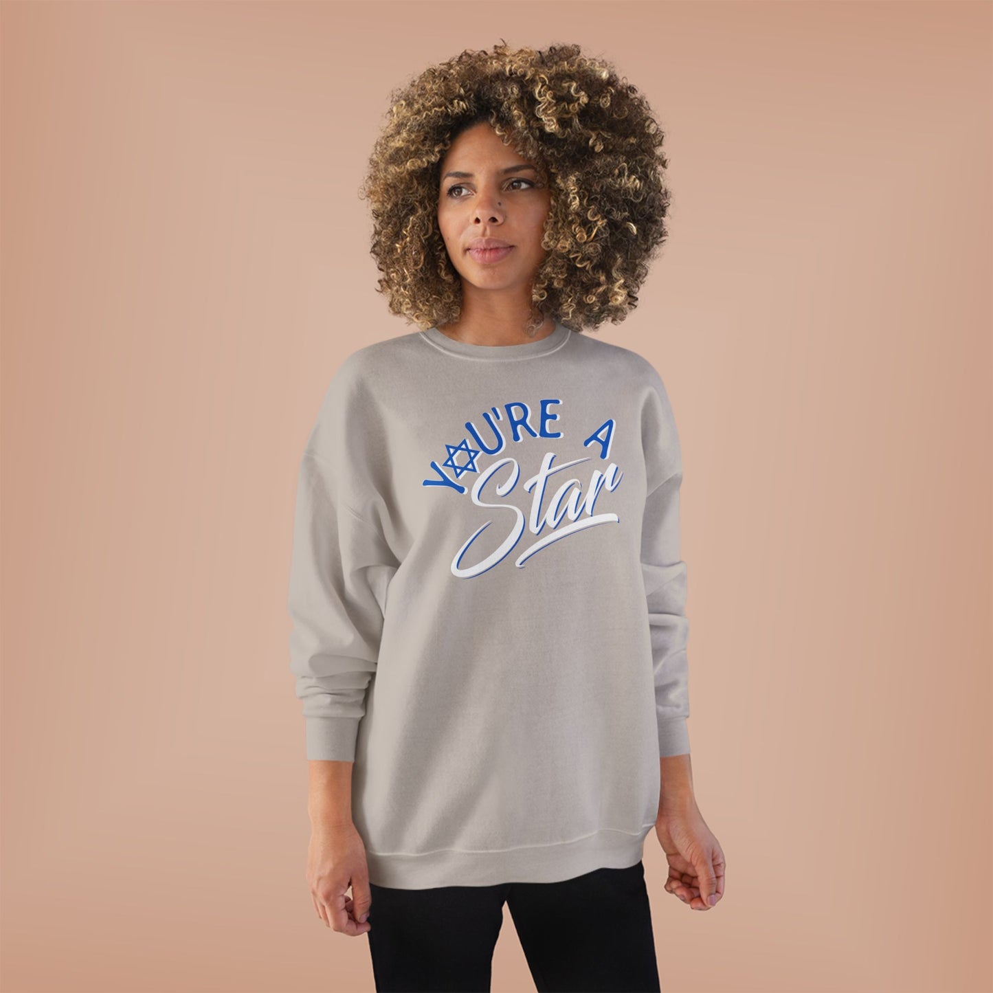 "YOU'RE A STAR" Unisex EcoSmart® Crewneck Sweatshirt