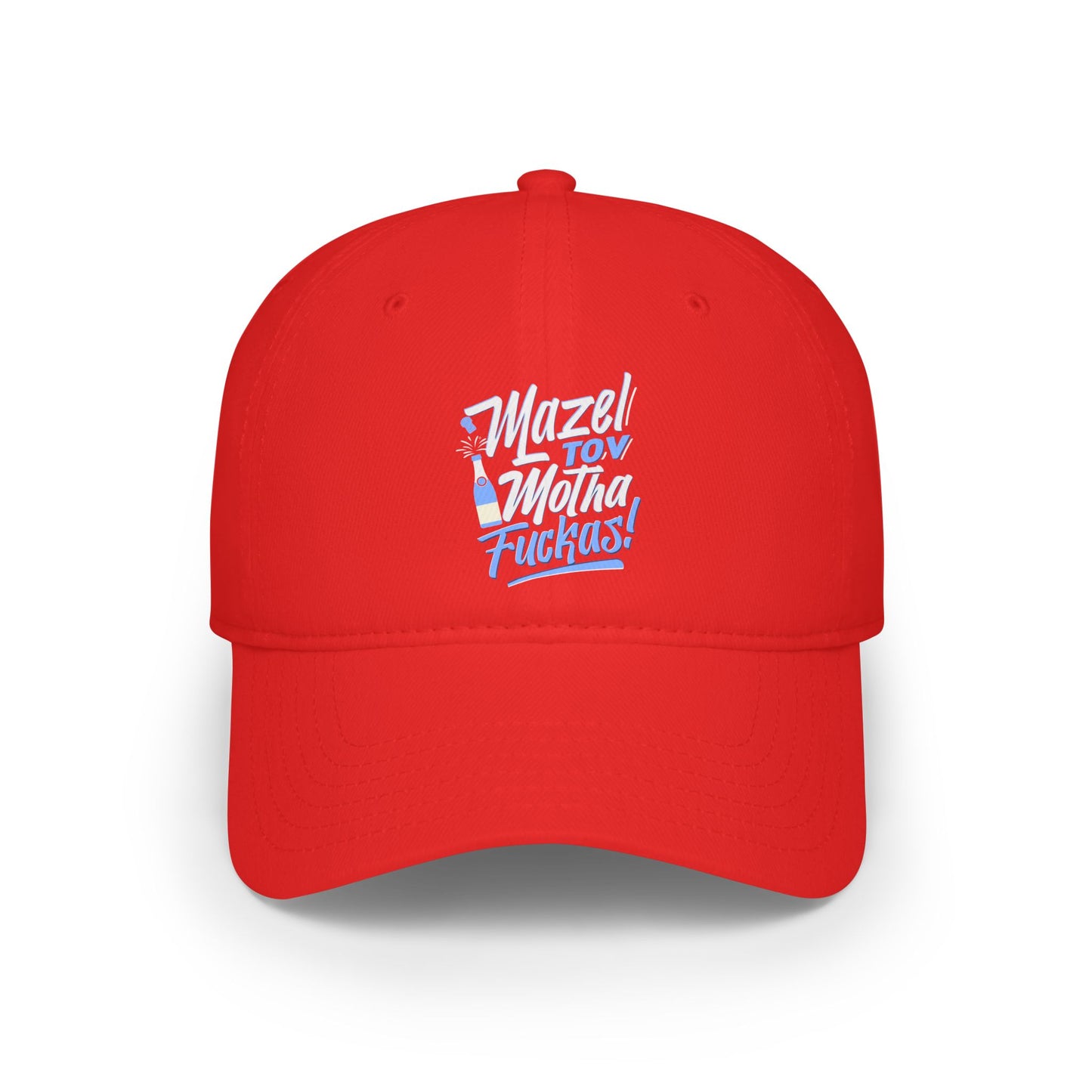 "Mazel Tov Motha Fuckas" Low Profile Baseball Cap