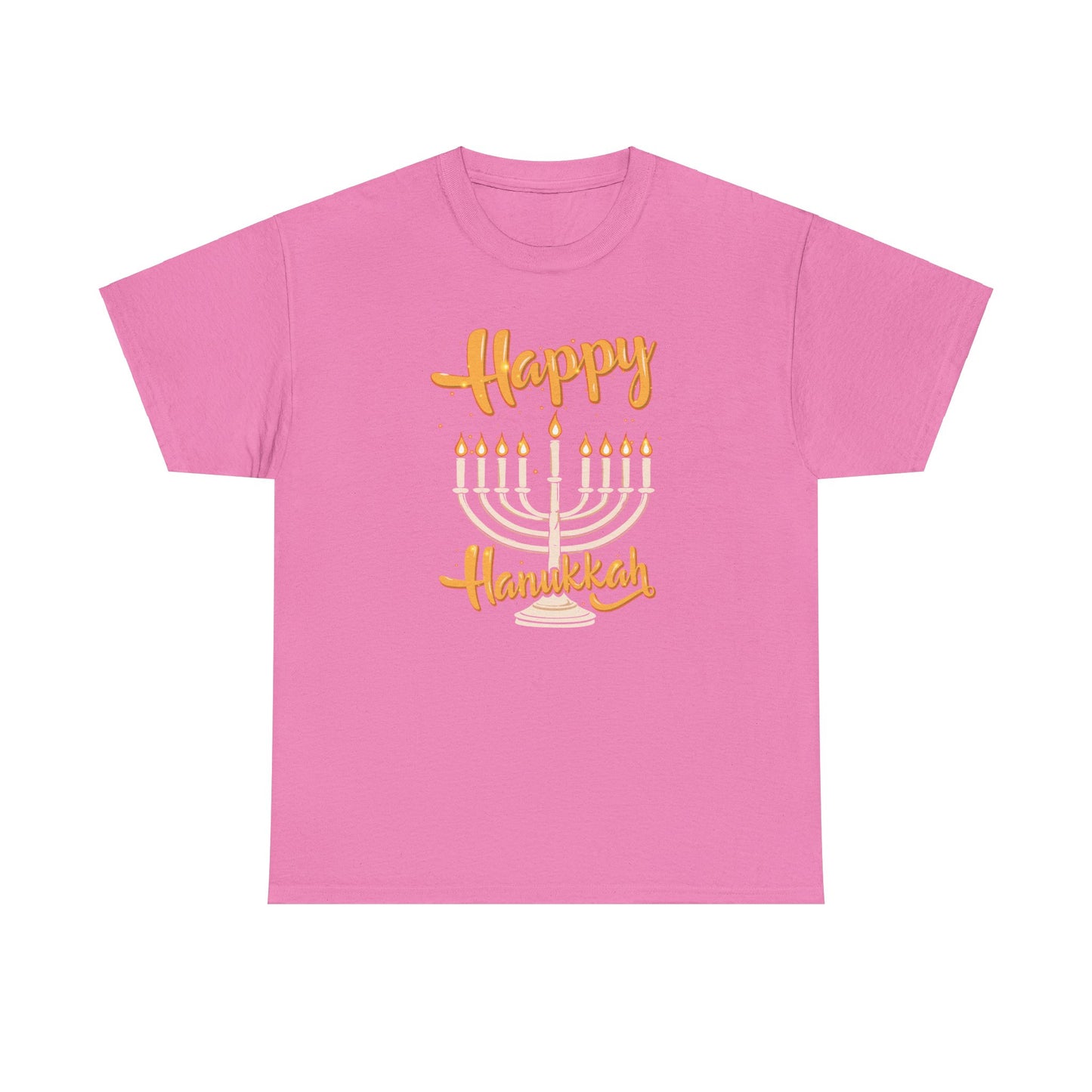 "Happy Hanukkah" Unisex Heavy Cotton Tee