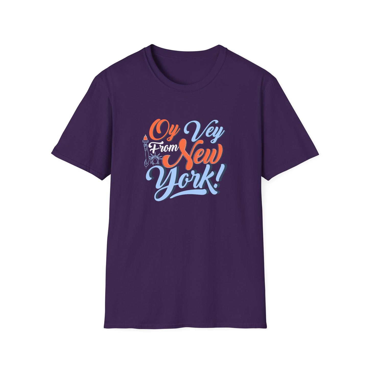 "OY VEY FROM NEW YORK" Unisex Softstyle T-Shirt