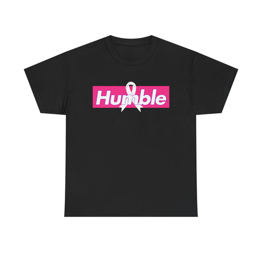 Humble Breast Cancer Awareness Pink Ribbon Tee