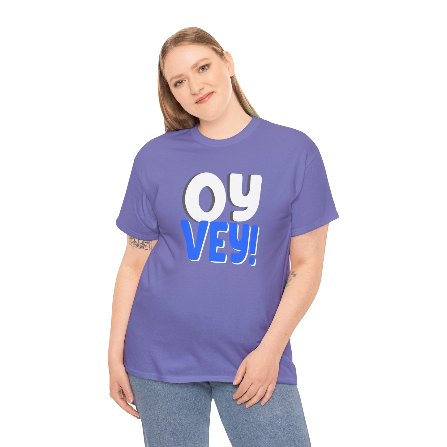 "OY VEY" Unisex Heavy Cotton Tee