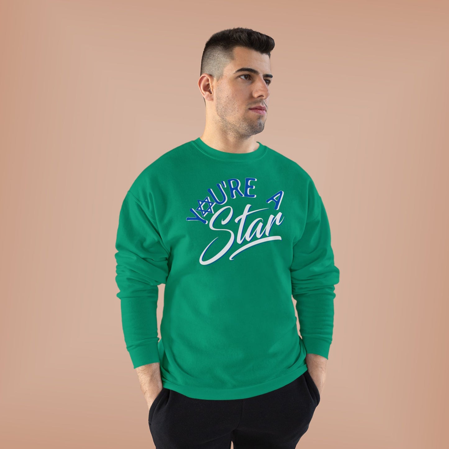 "YOU'RE A STAR" Unisex EcoSmart® Crewneck Sweatshirt