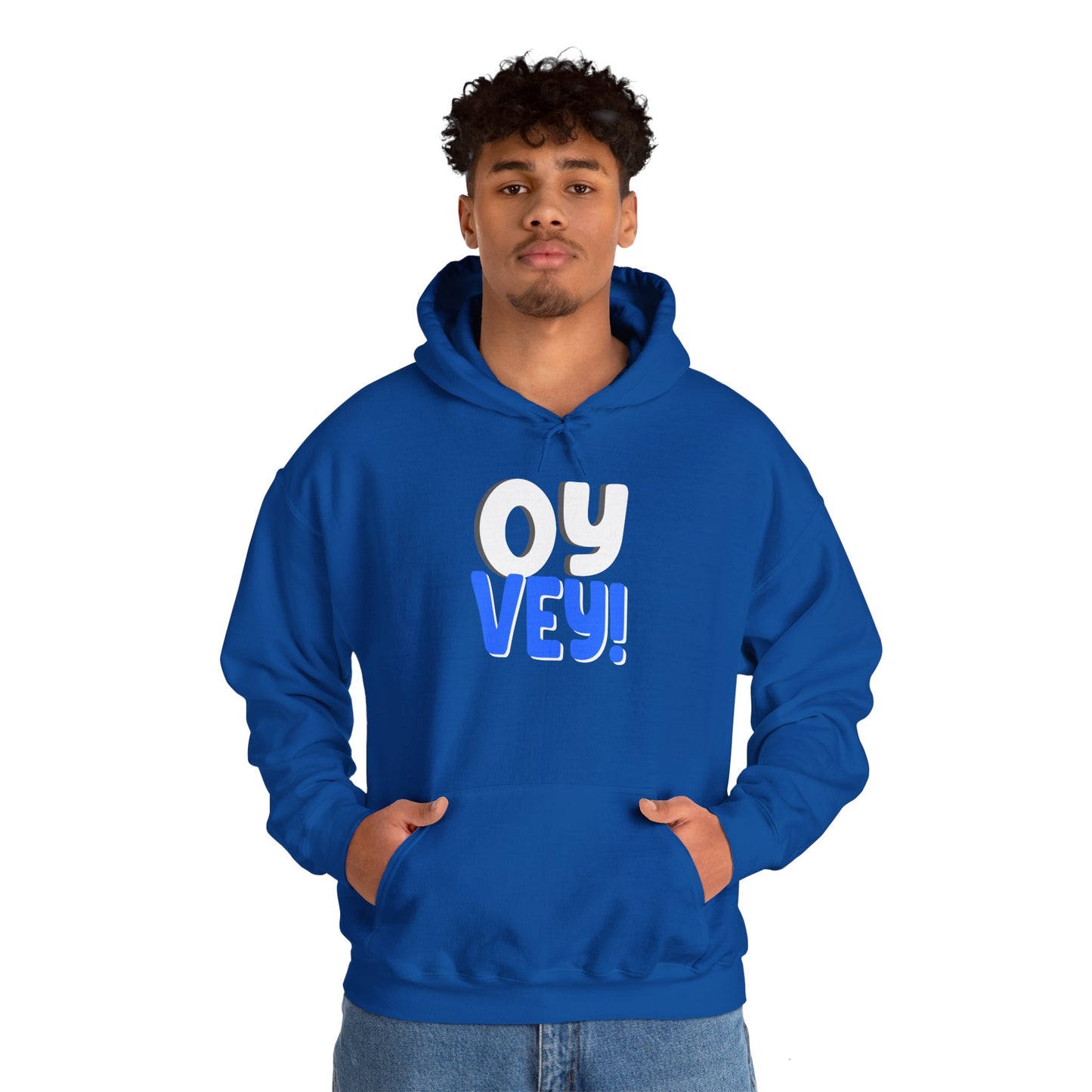 "OY VEY" Unisex Heavy Blend™ Hooded Sweatshirt