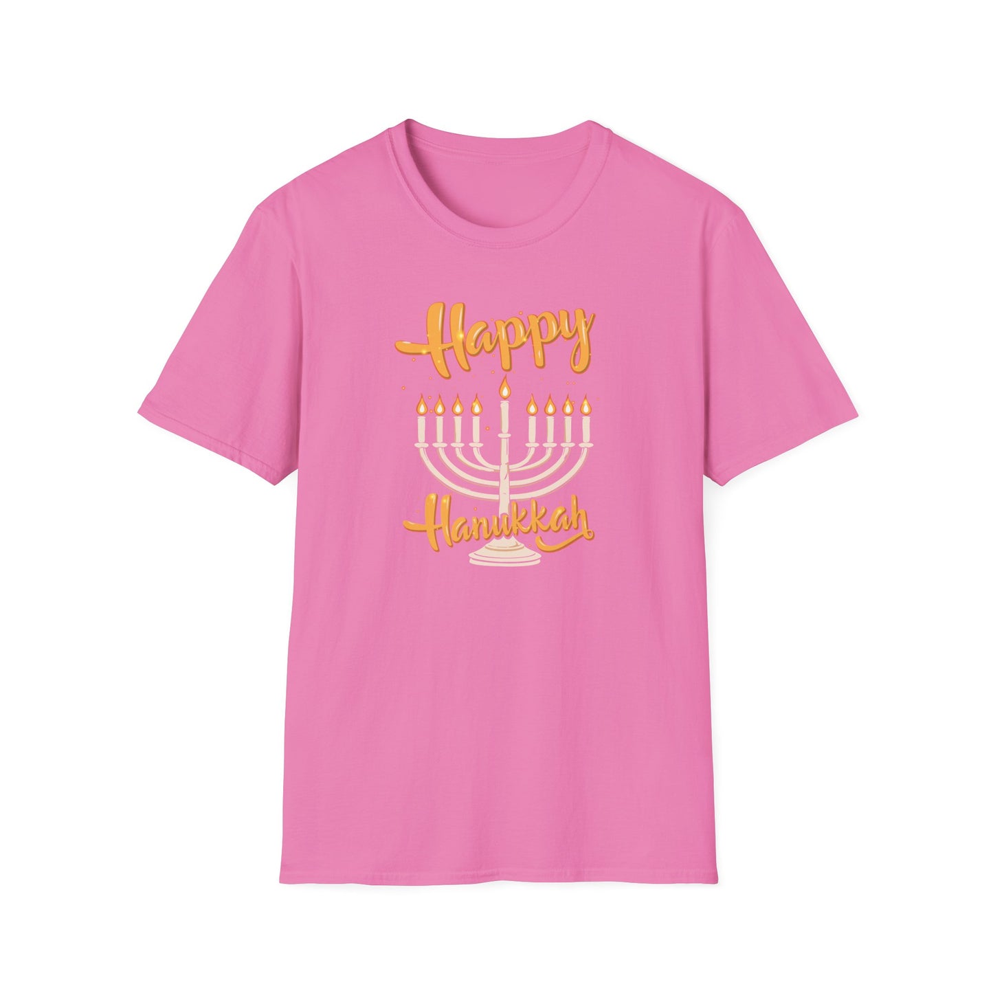 "Happy Hanukkah" Unisex Softstyle T-Shirt