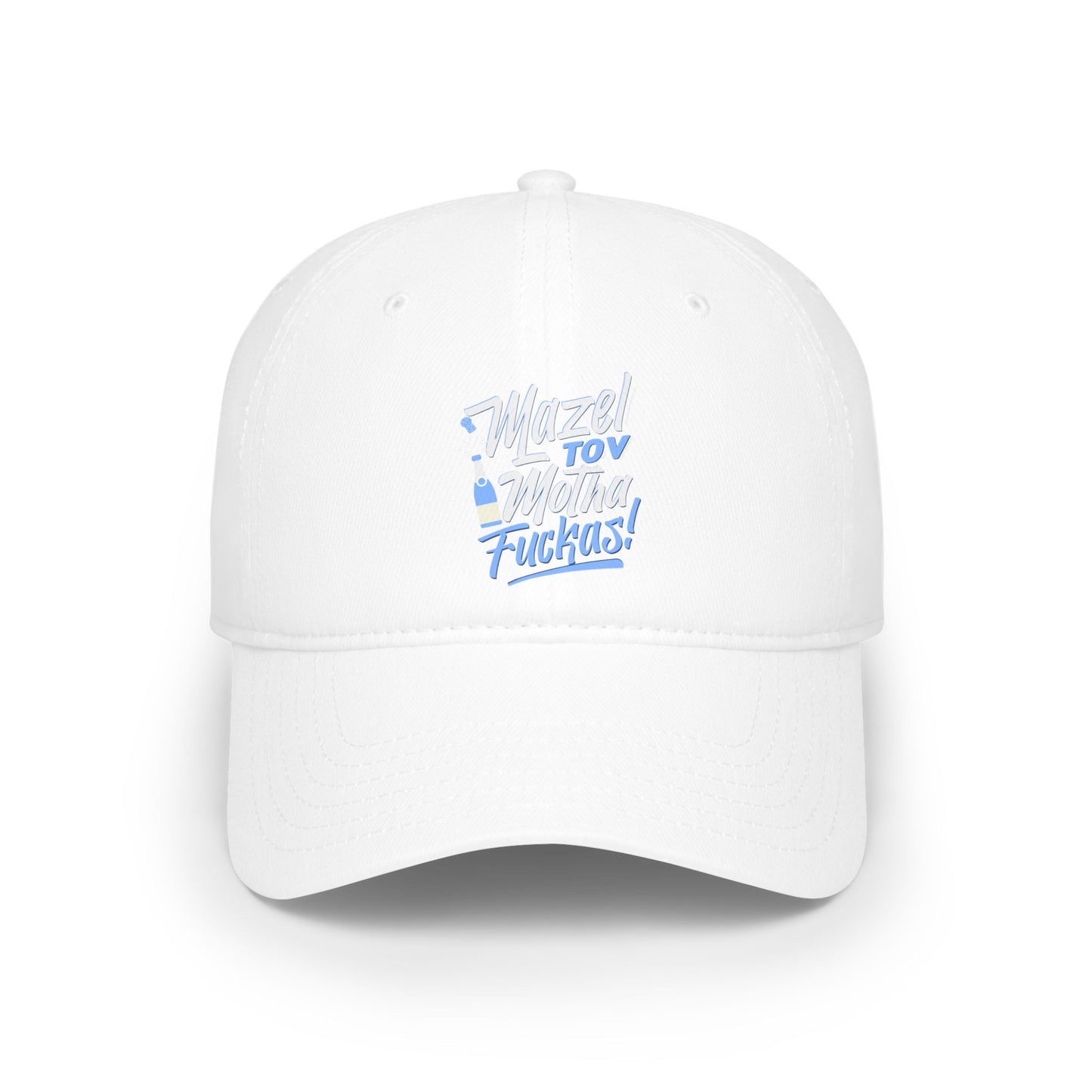 "Mazel Tov Motha Fuckas" Low Profile Baseball Cap