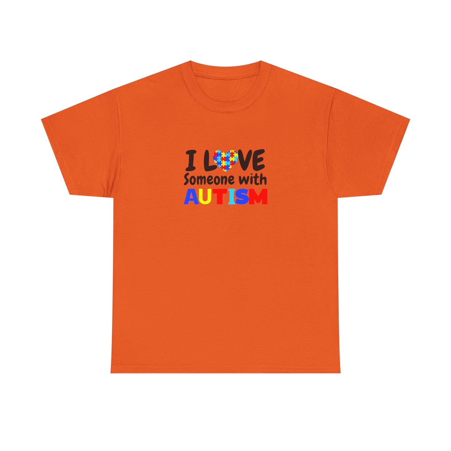 "I Love Someone With Autism" Autism Awareness T-Shirt