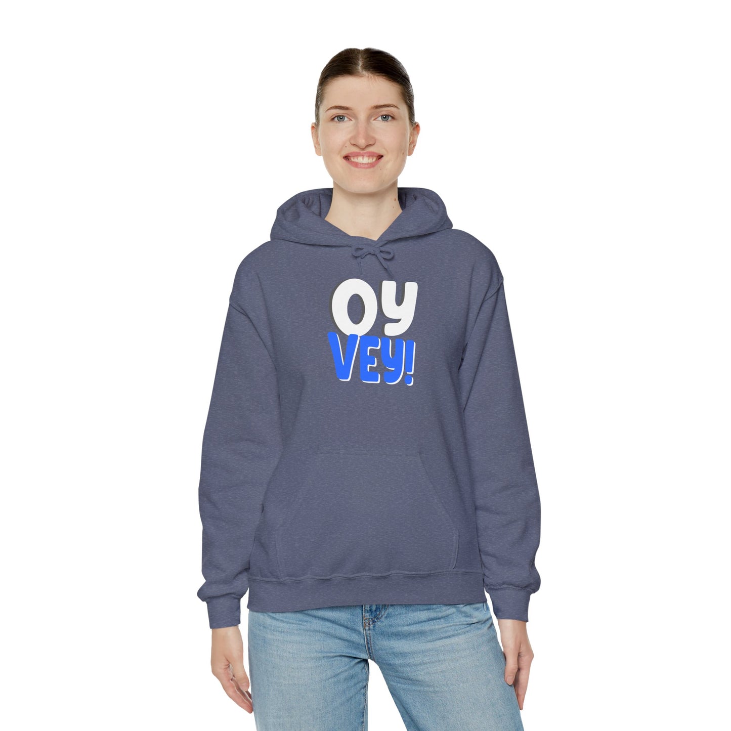 "OY VEY" Unisex Heavy Blend™ Hooded Sweatshirt